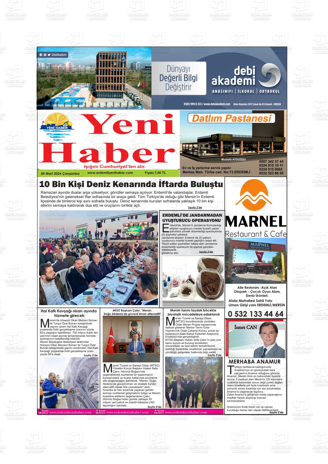 Konya Yenihaber 04.03.2026