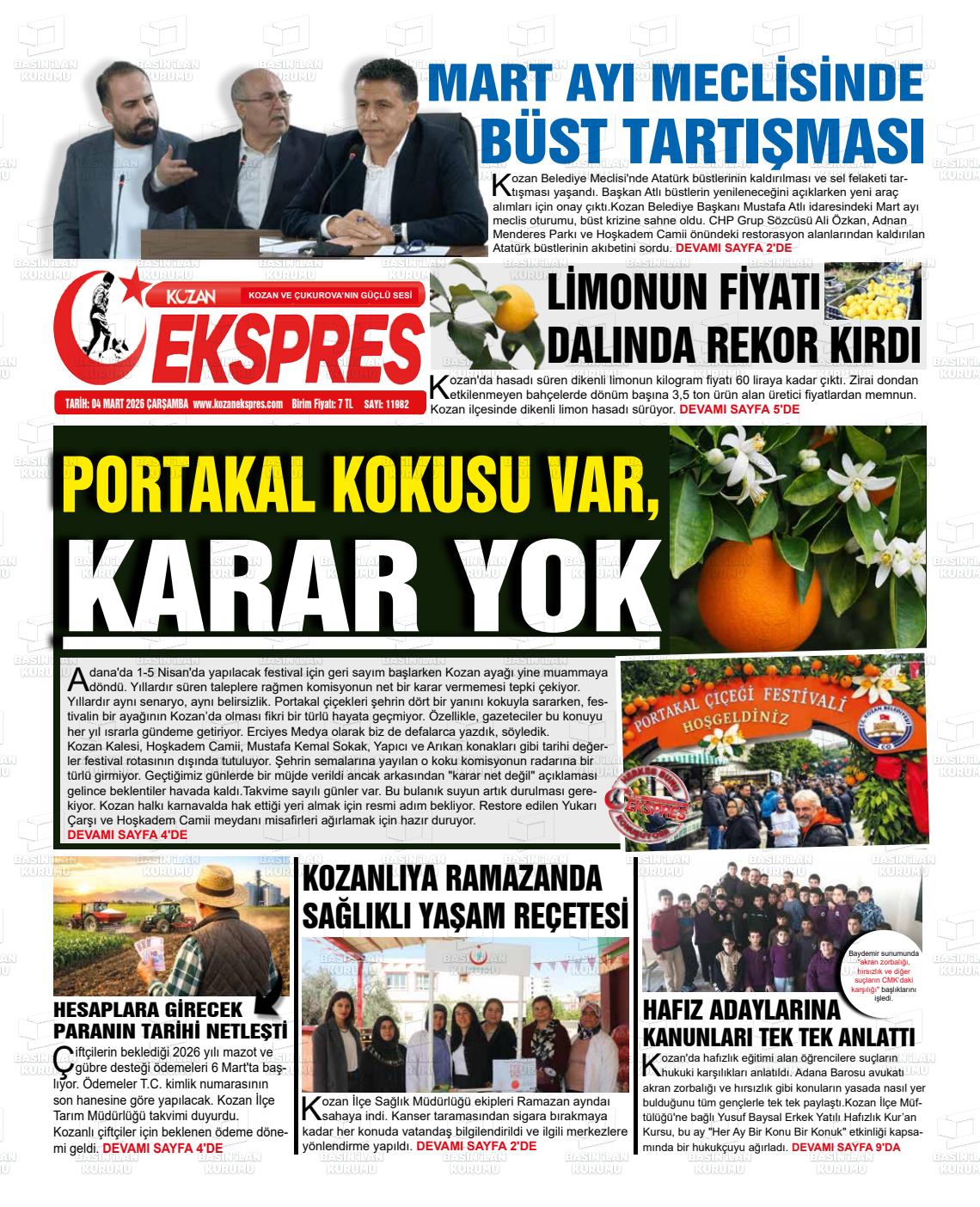 Adana Yenihursoz 04.03.2026