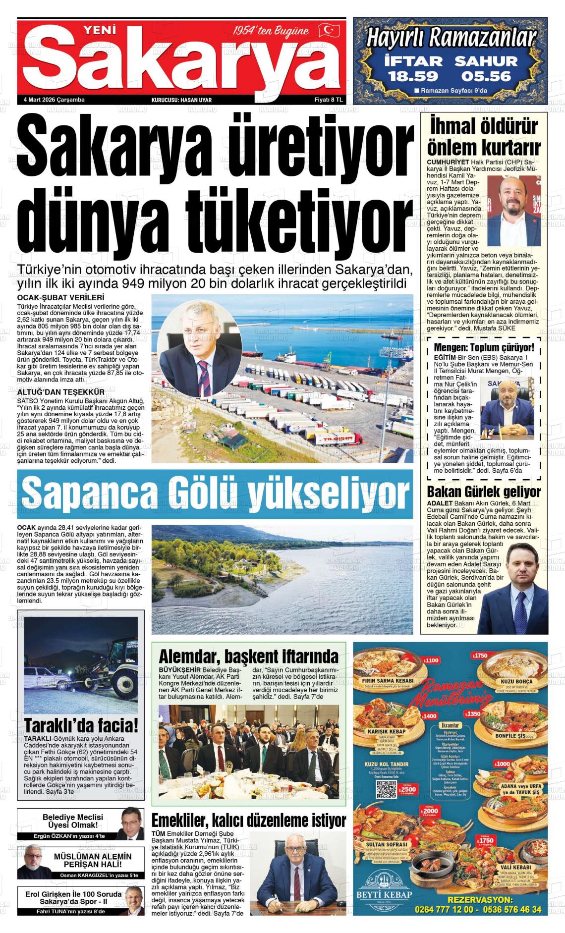 Sakarya Yeni 04.03.2026