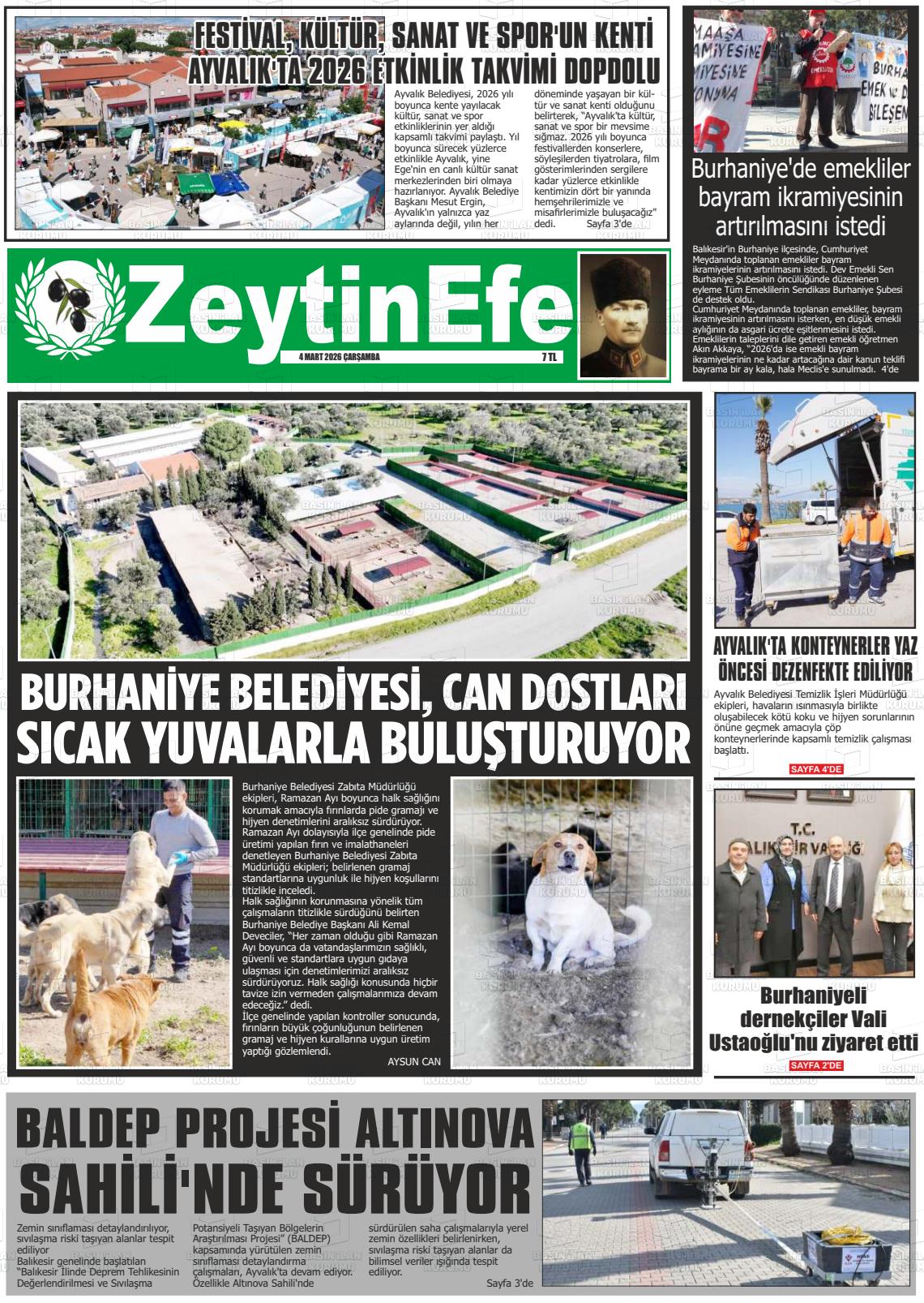 Balikesir Zeytinefe 04.03.2026