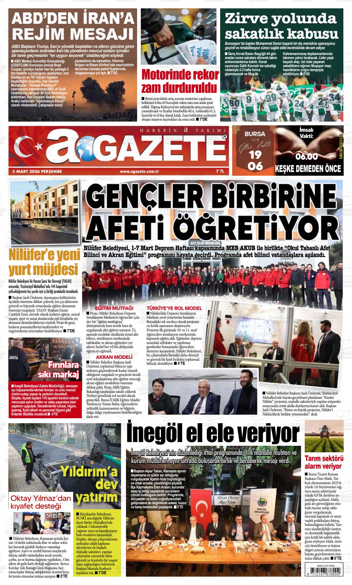 Bursa Agazete 05.03.2026