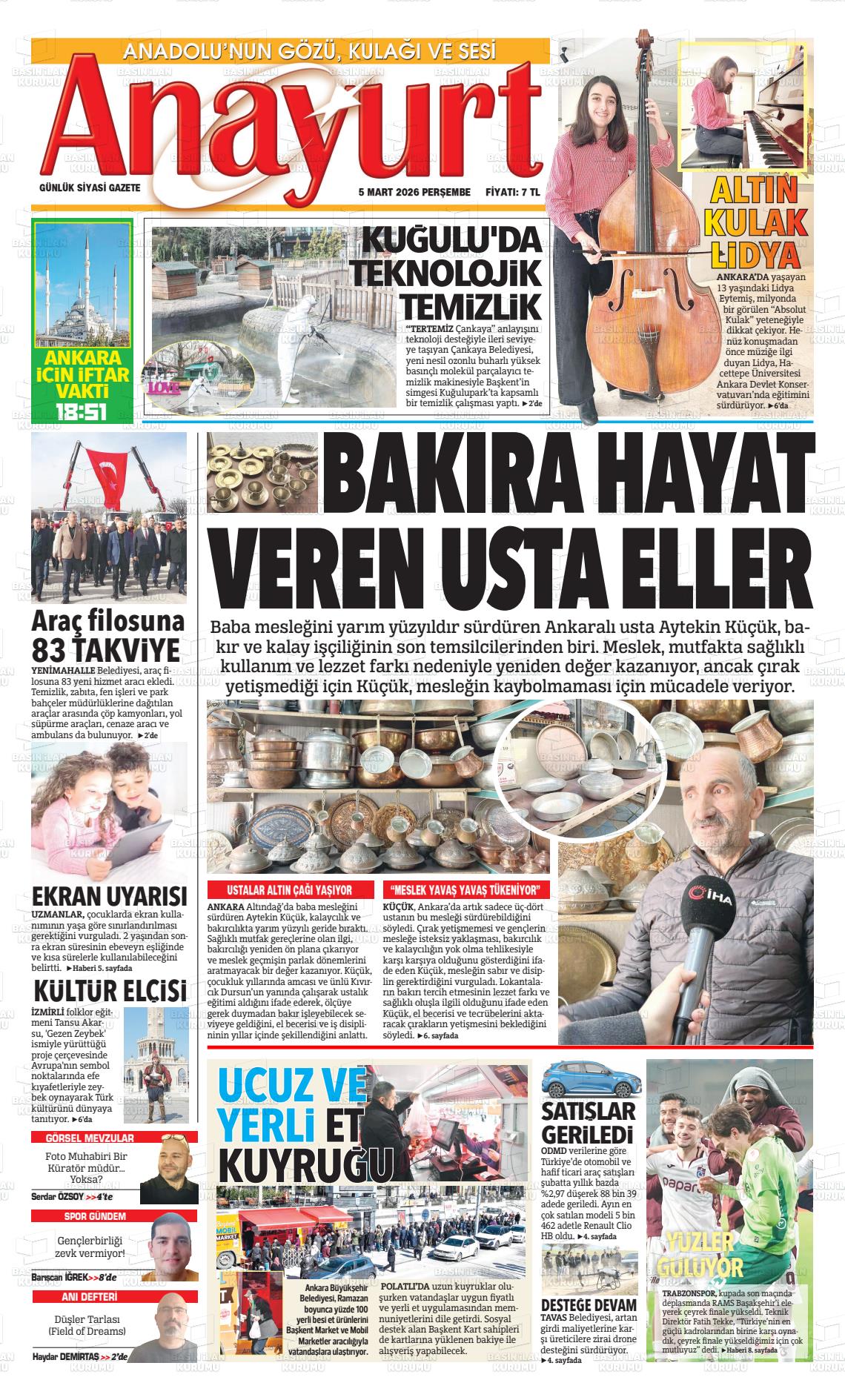 Ankara Anayurt 05.03.2026