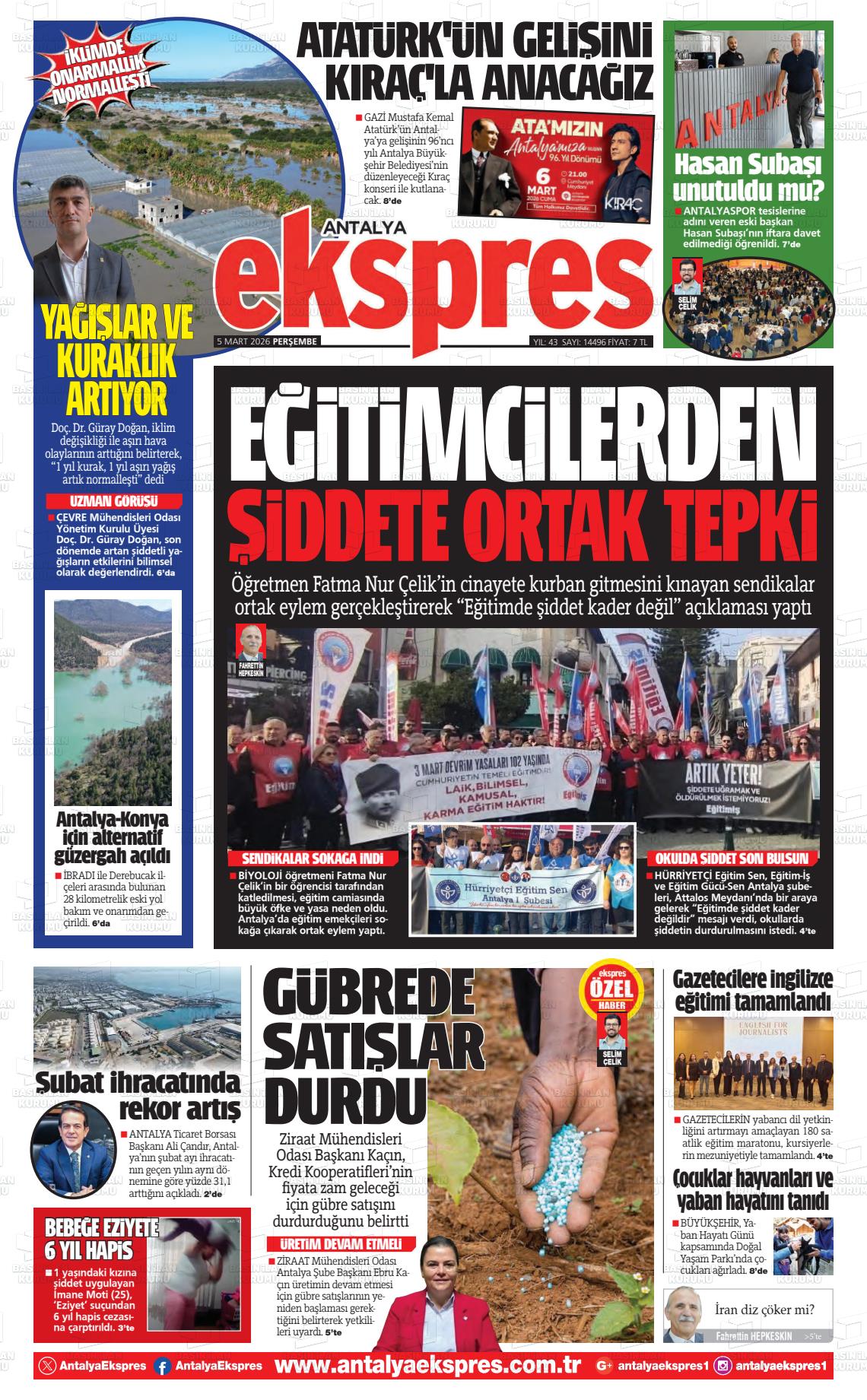 Antalya Ekspres 05.03.2026