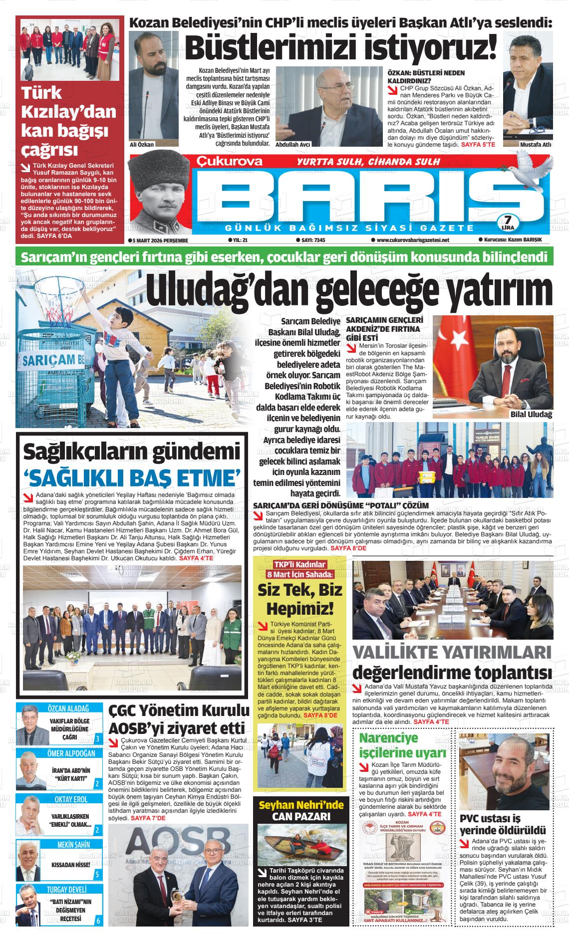 Adana Cukurovabaris 05.03.2026