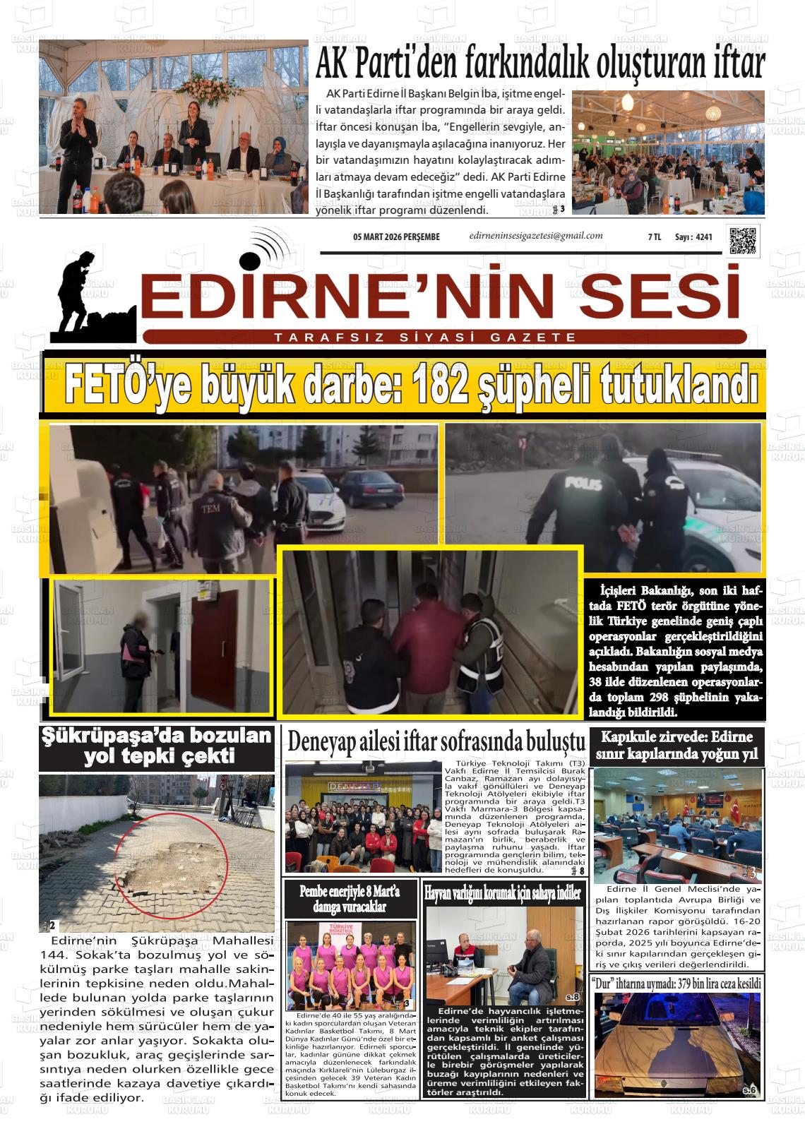 Edirne Star 05.03.2026