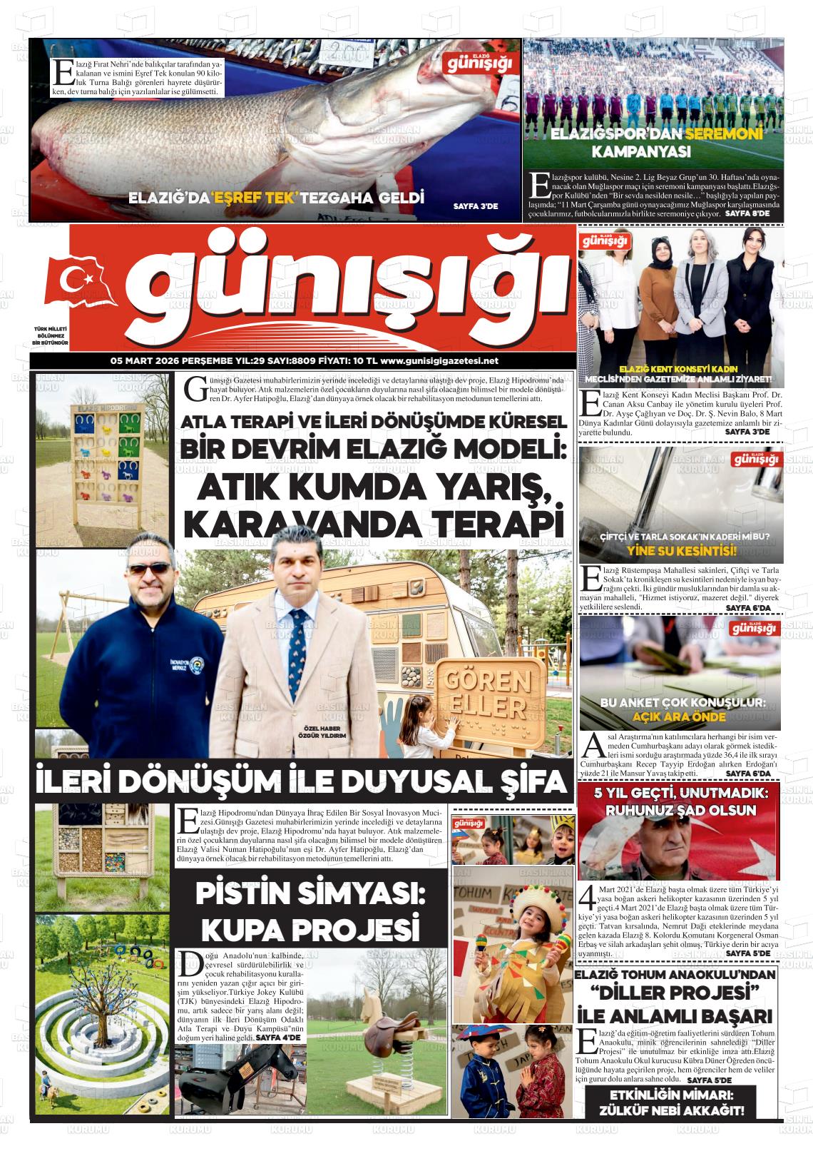 Elazig Gunisigi 05.03.2026