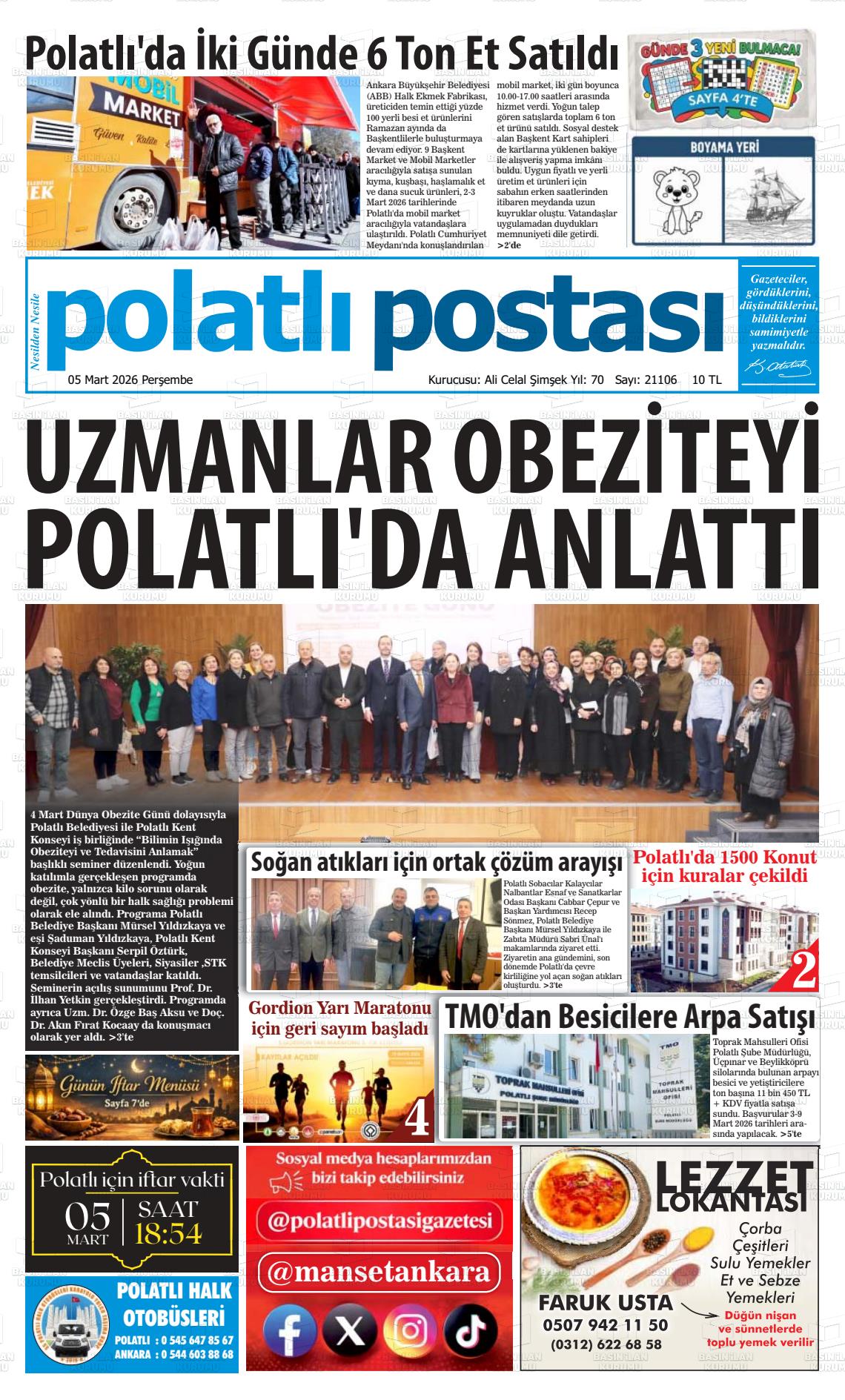 Ankara Polatlipostasi 05.03.2026