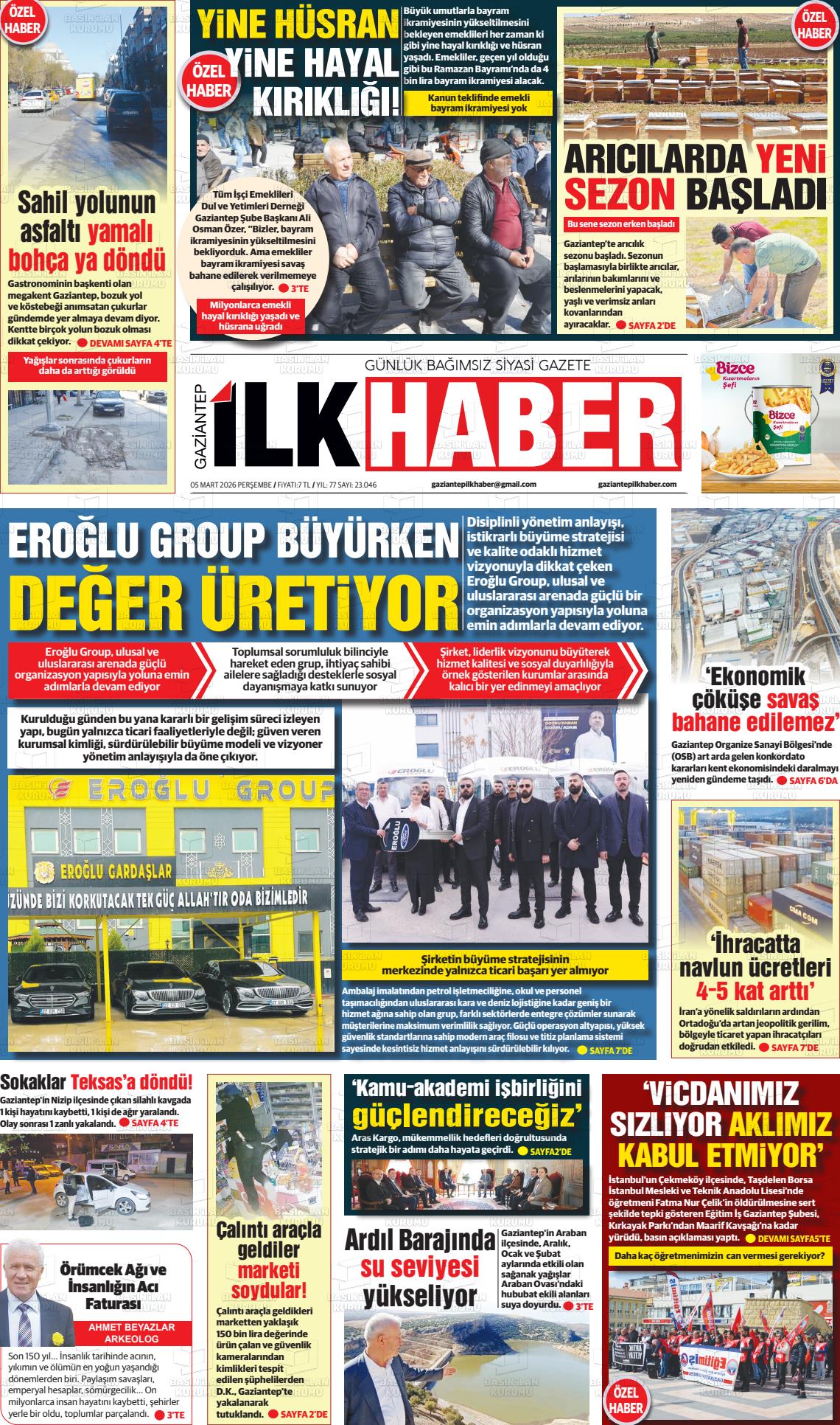 Sabah(gaziantep) 05.03.2026