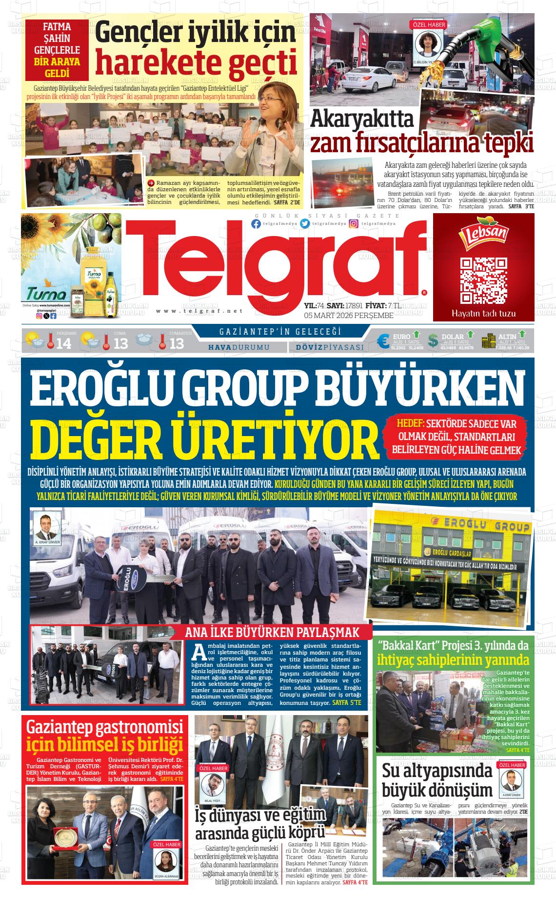 Gaziantep Telgraf 05.03.2026