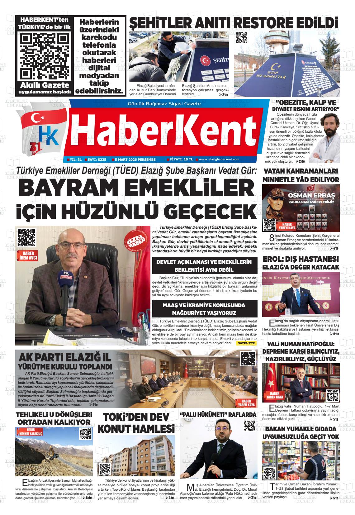 Elazig Yenicag 05.03.2026