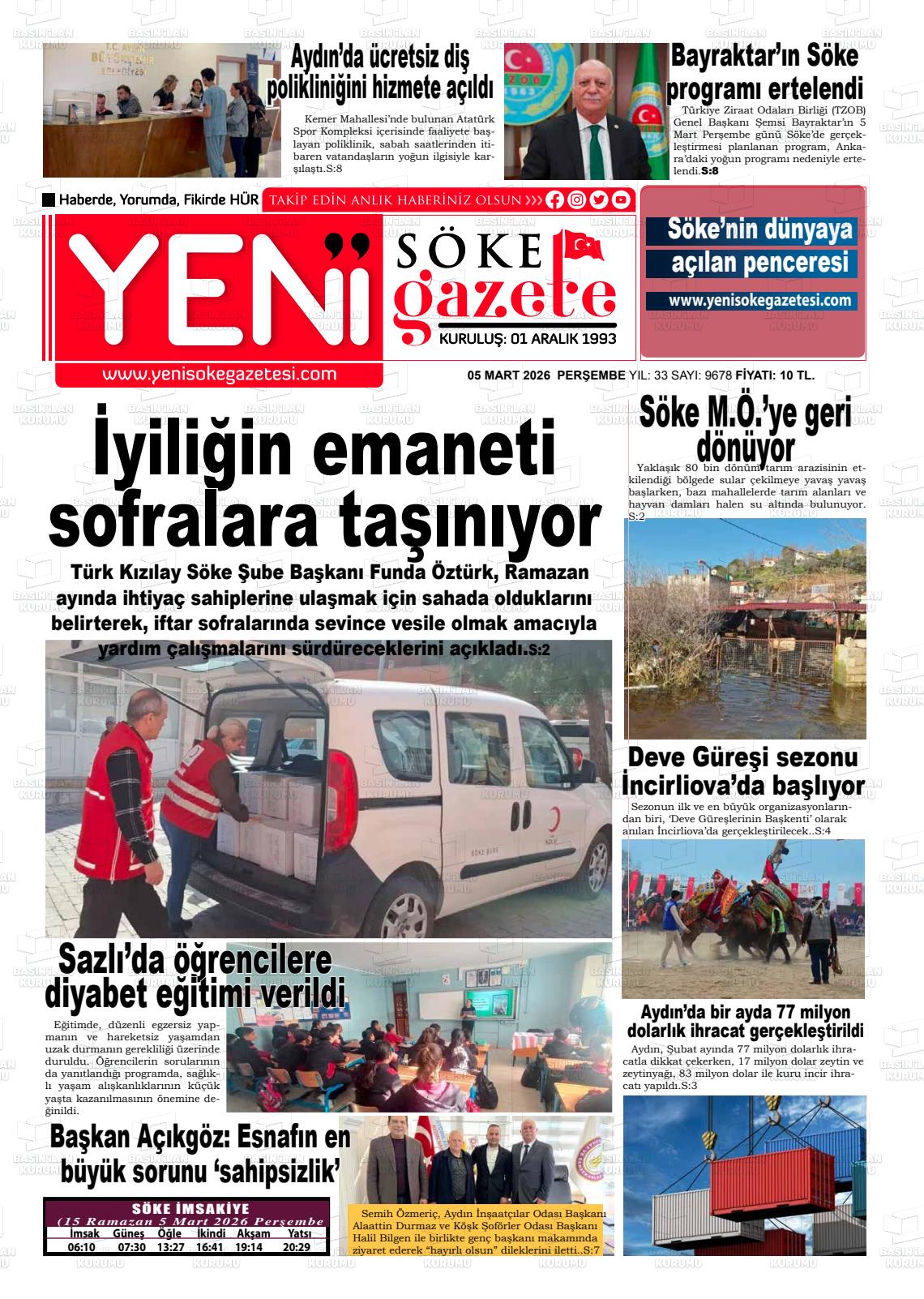 Aydin Yenisoke 05.03.2026