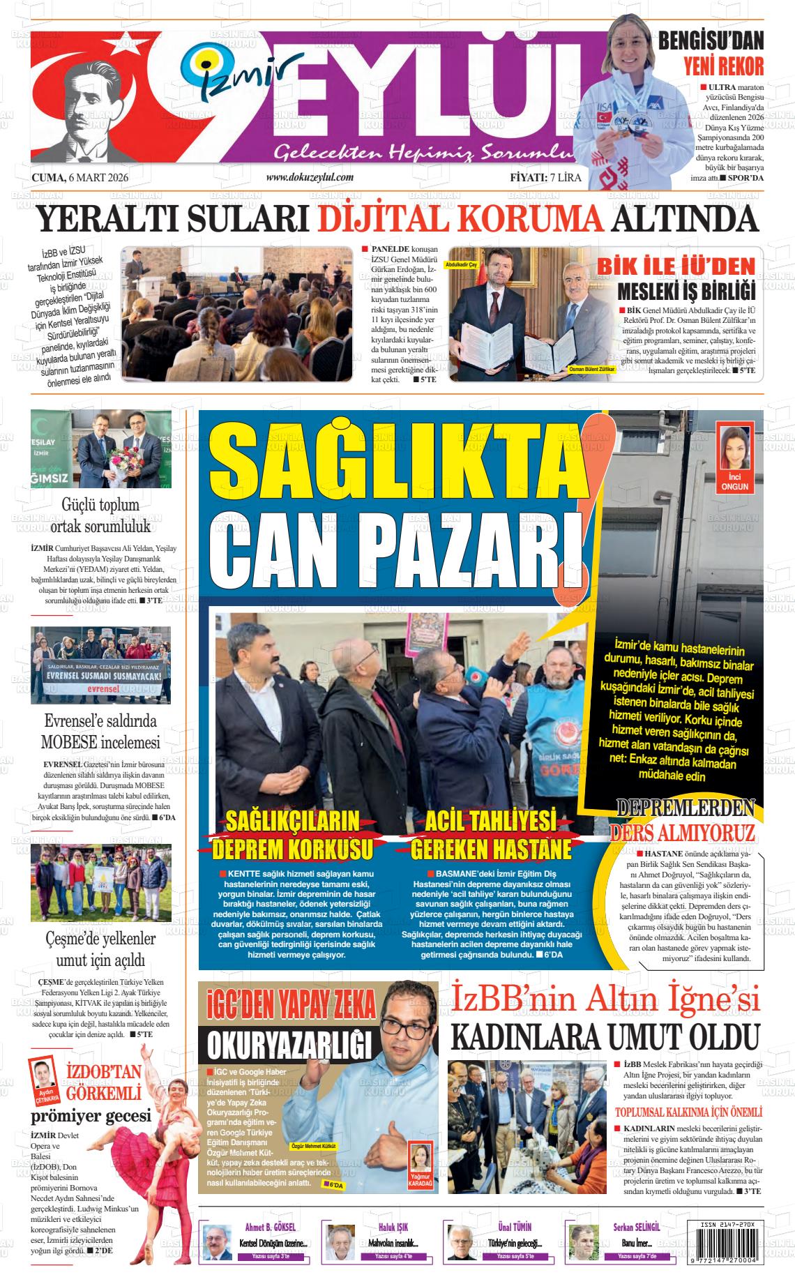 Izmir 9 Eylul 06.03.2026