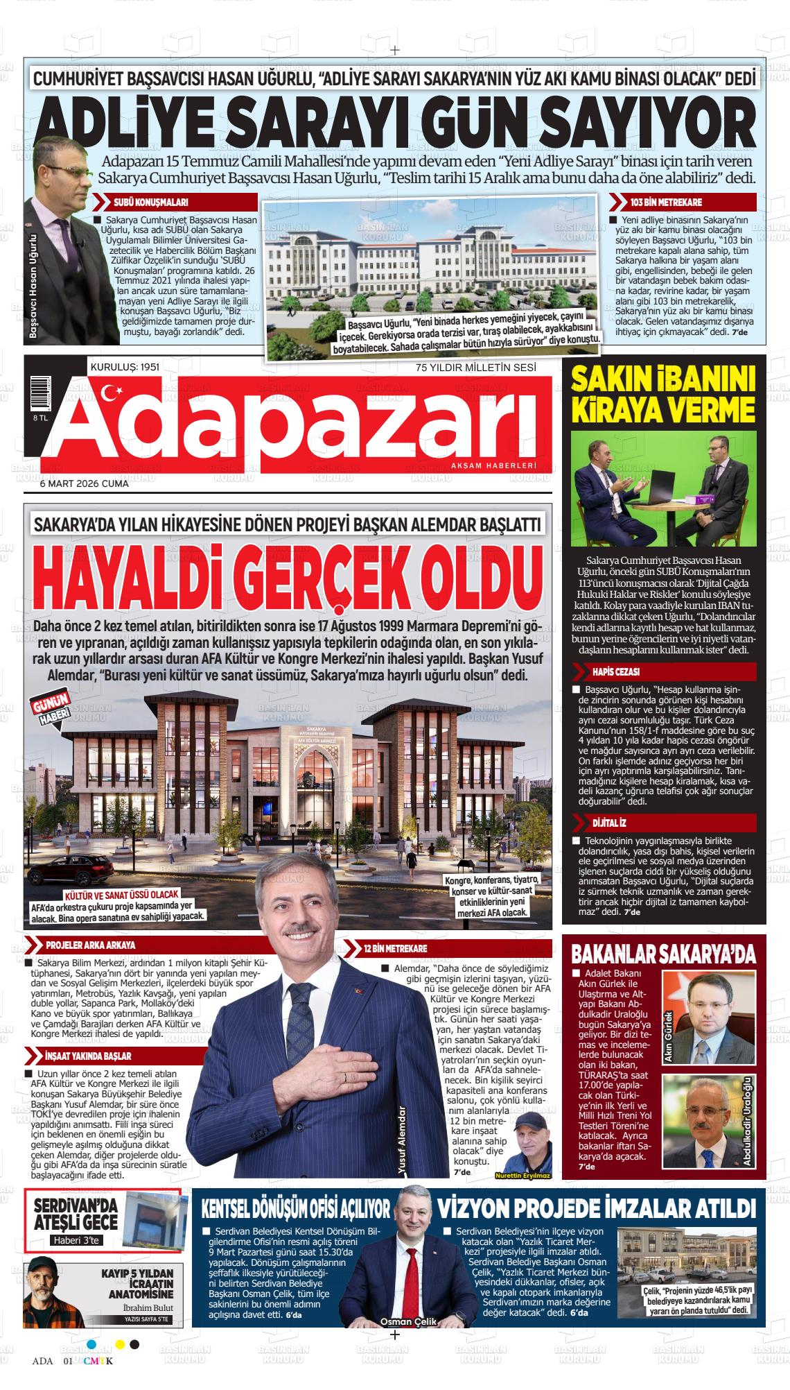 Sakarya Adapazariaksamhaberleri 06.03.2026
