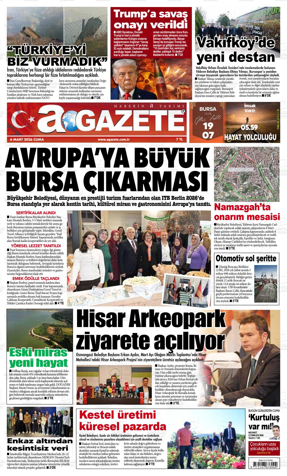 Bursa Agazete 06.03.2026