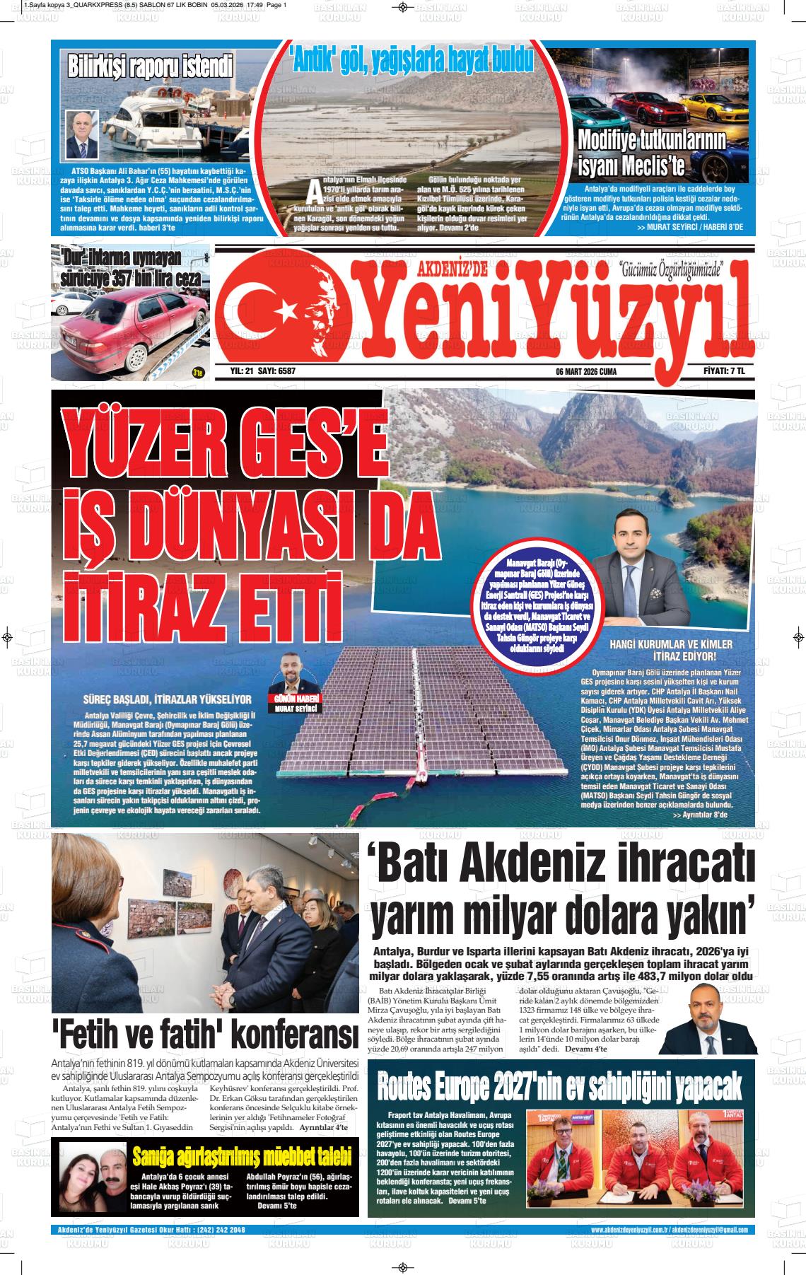 Antalya Akdenizdeyeniyuzyil 06.03.2026