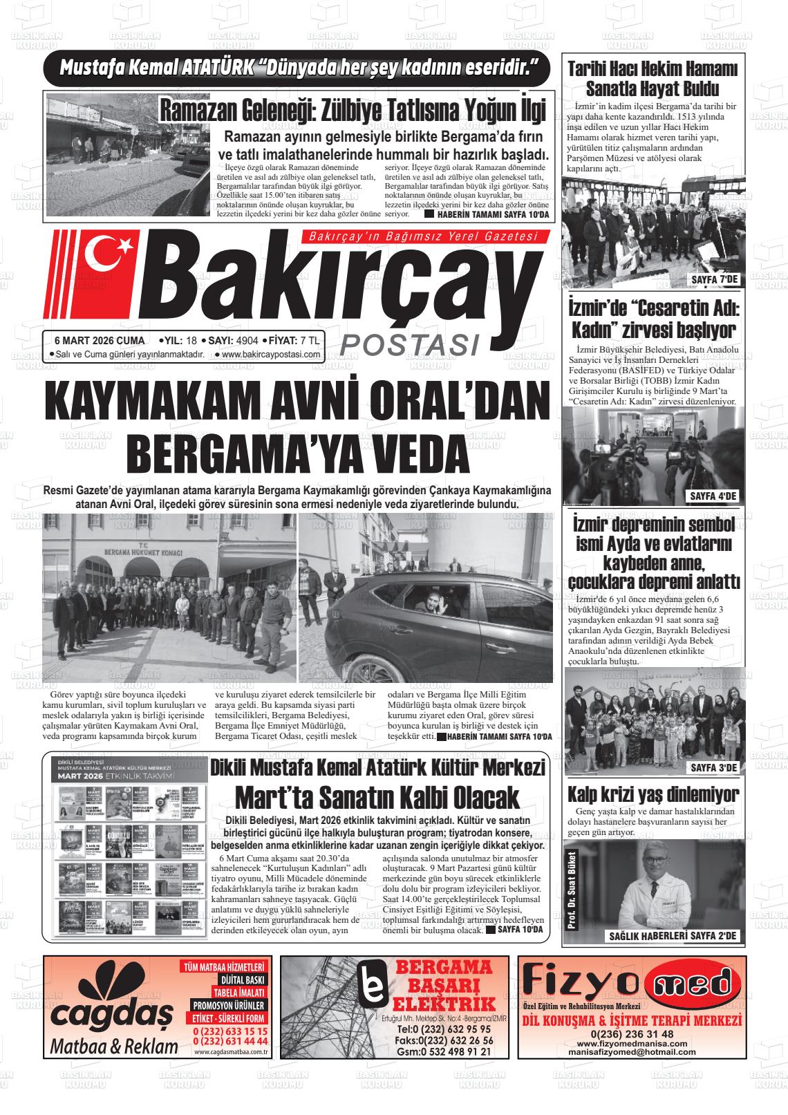 Izmir Bakircaypostasi 06.03.2026