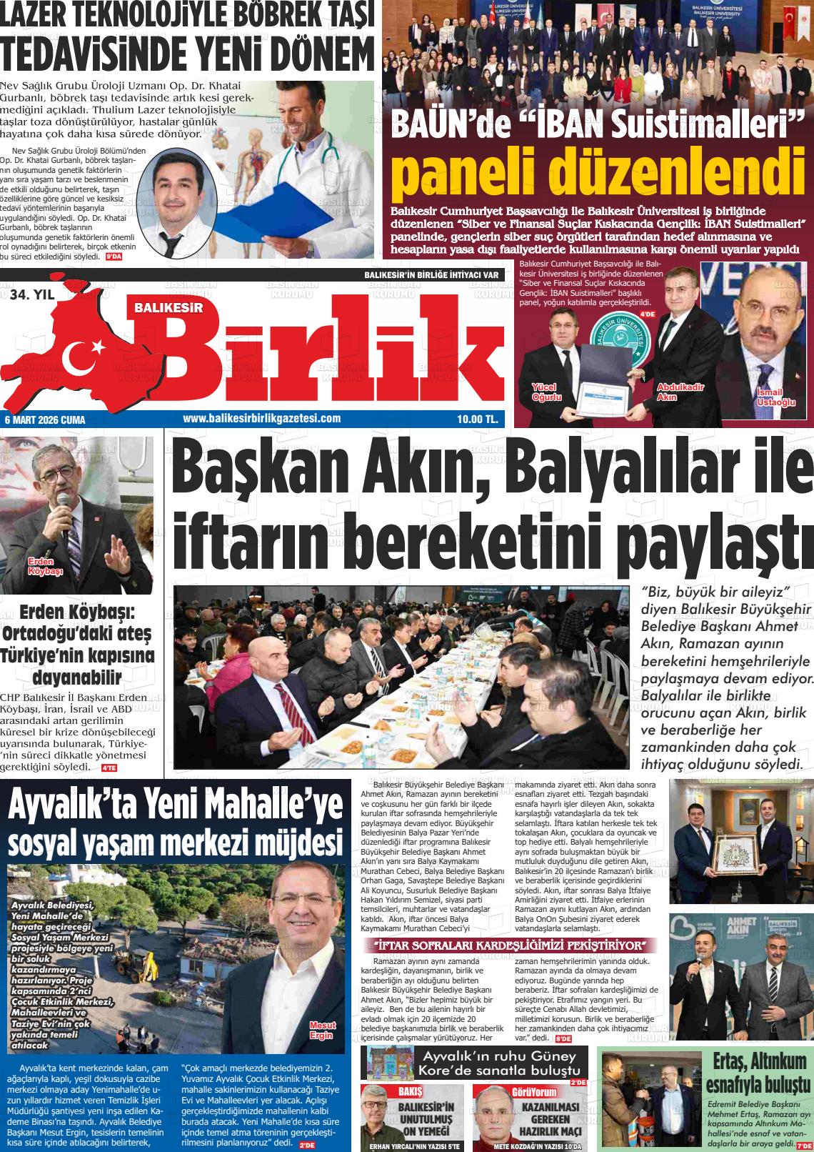 Balikesir Birlik 06.03.2026