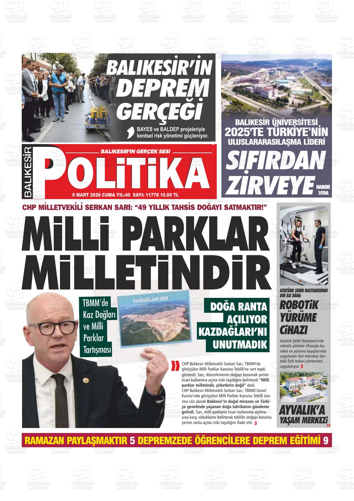Balikesir Politika 06.03.2026
