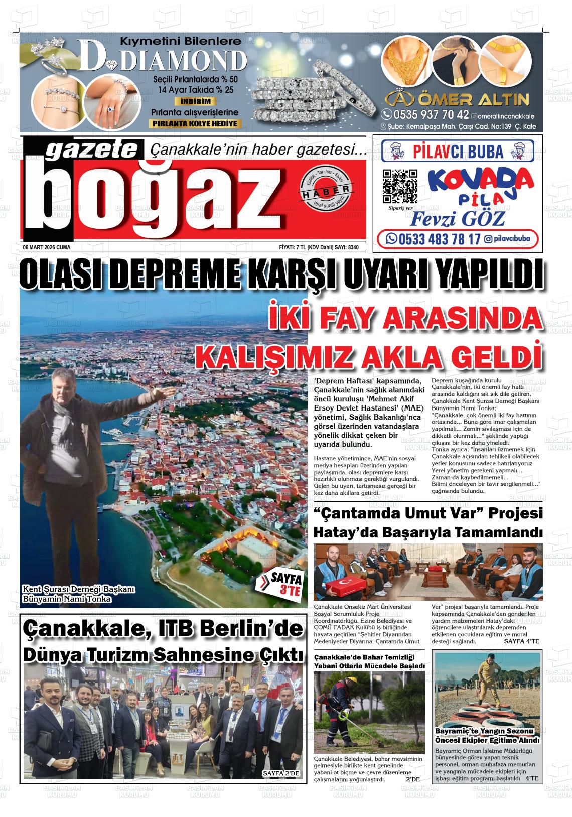 Canakkale Bogaz 06.03.2026