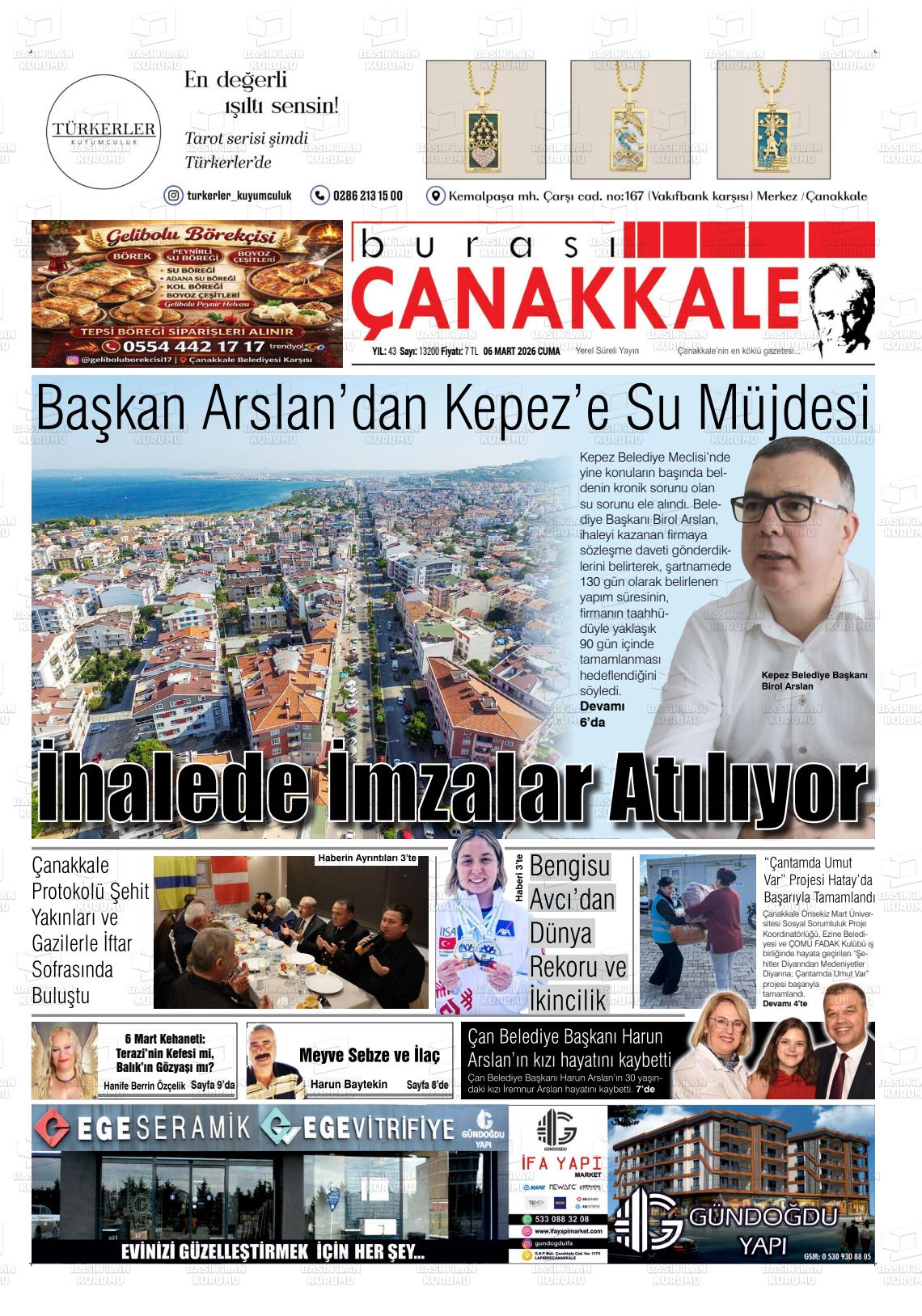 Canakkale Burasi 06.03.2026