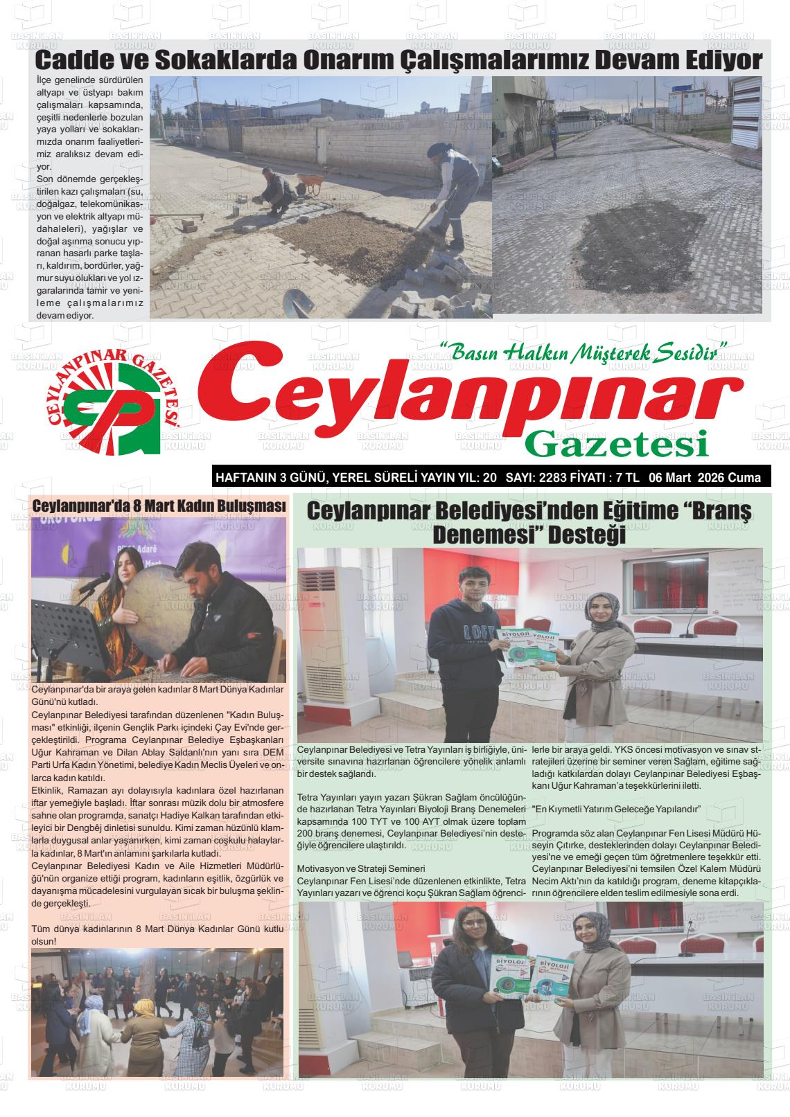 Sanliurfa Ceylanpinar 06.03.2026