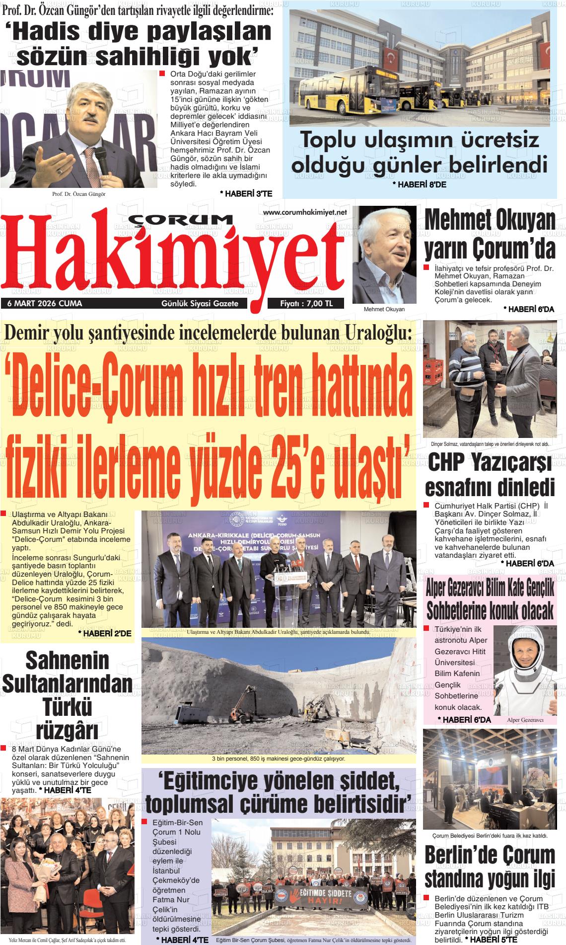Corum Hakimiyet 06.03.2026