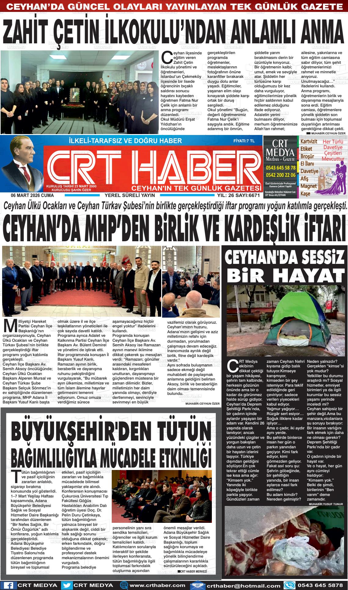 Adana Crthaber 06.03.2026