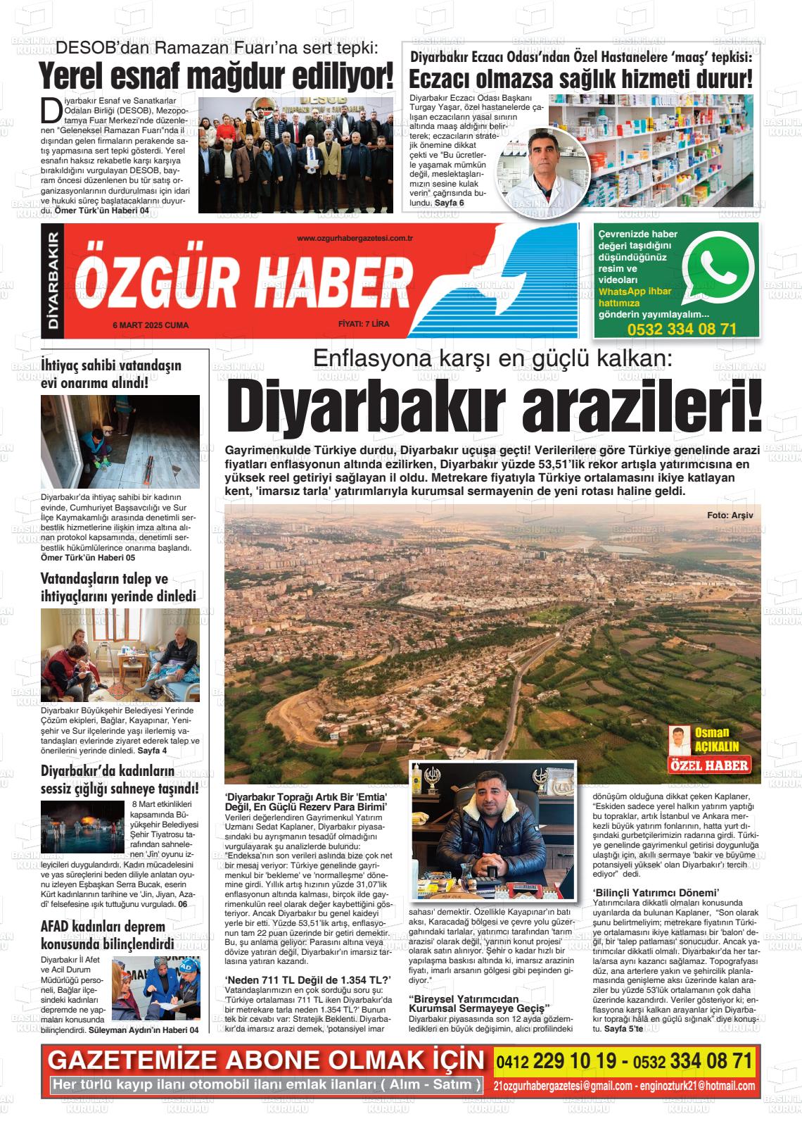 Diyarbakir Ozgurhaber 06.03.2026