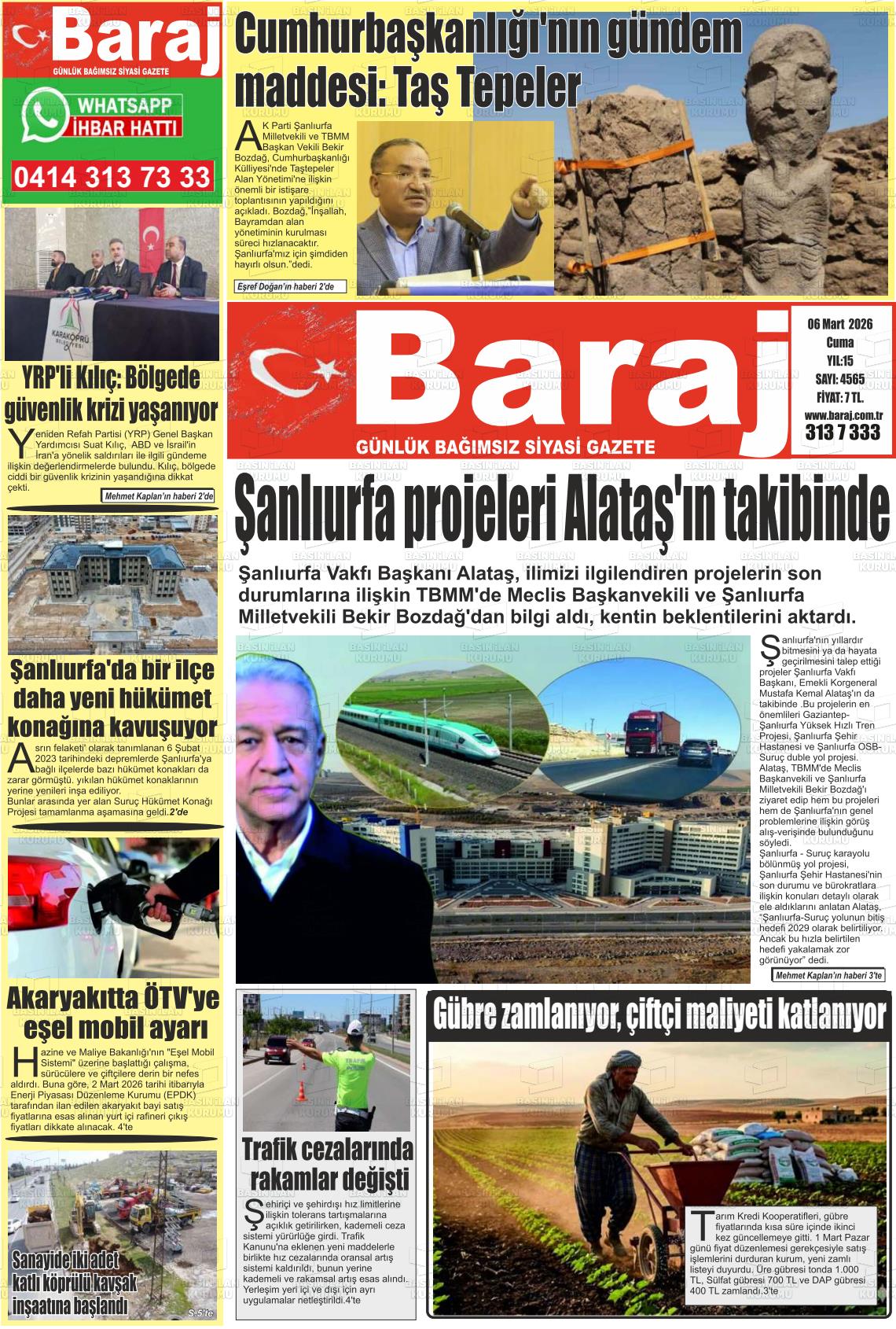 Sanliurfa Dundenbugunesafak 06.03.2026