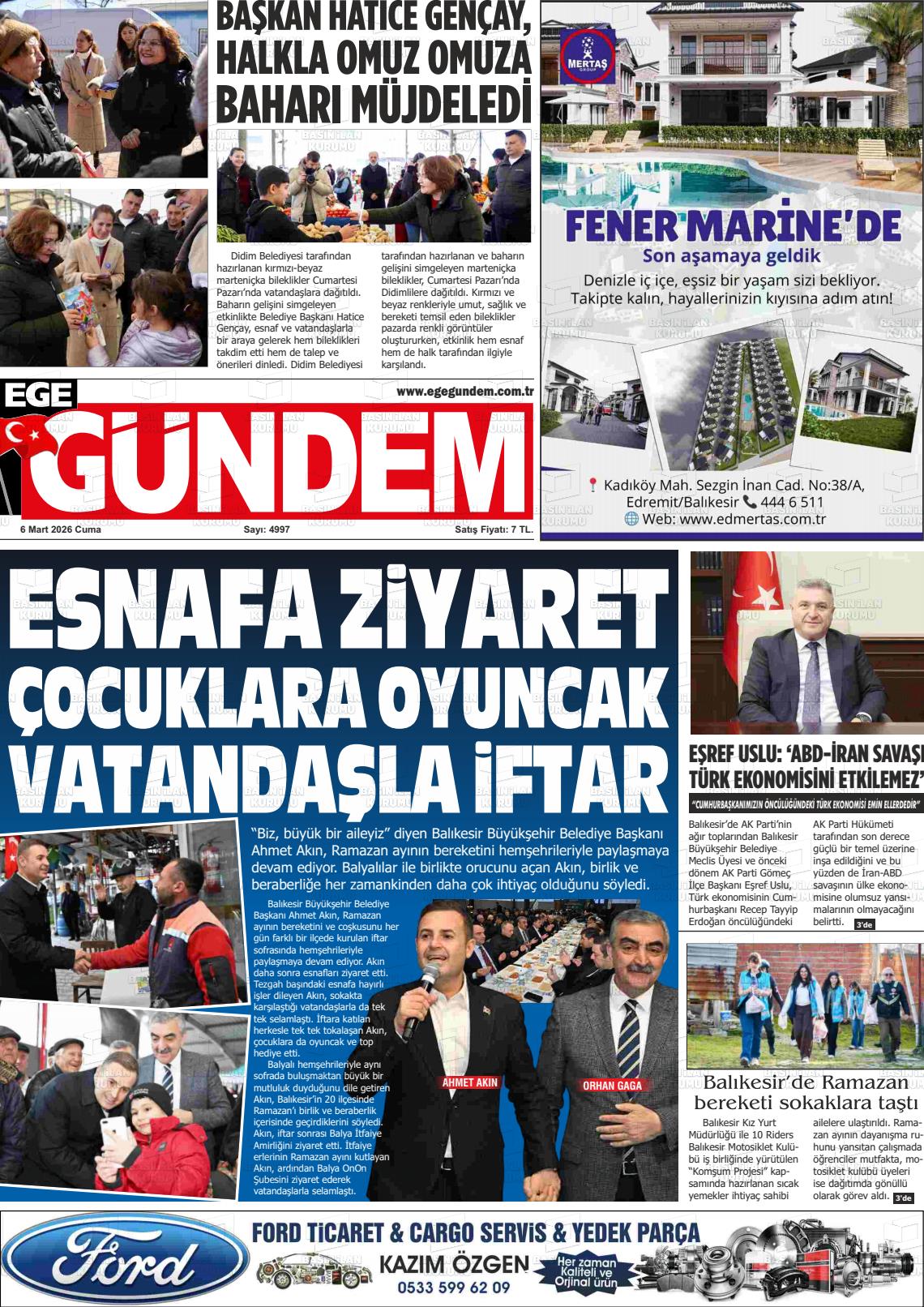 Balikesir Egegundem 06.03.2026