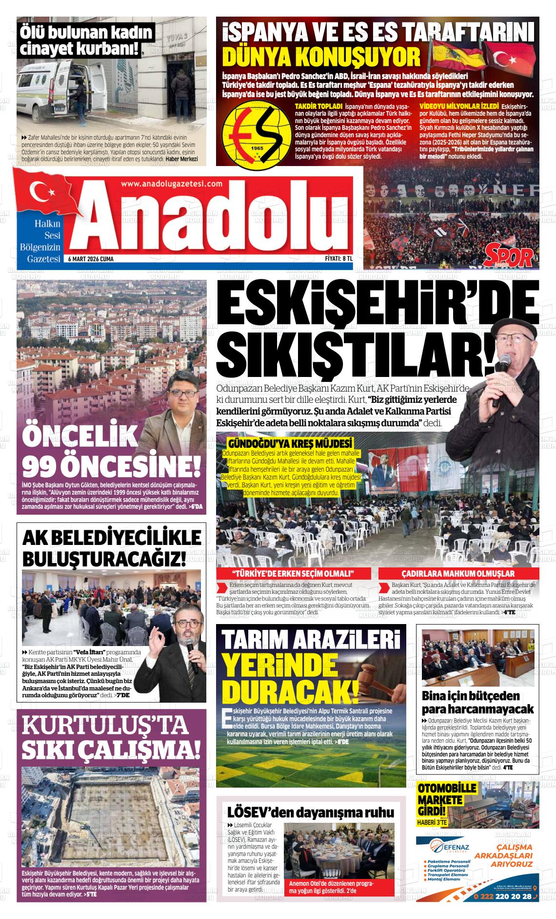Eskisehir Anadolu 06.03.2026