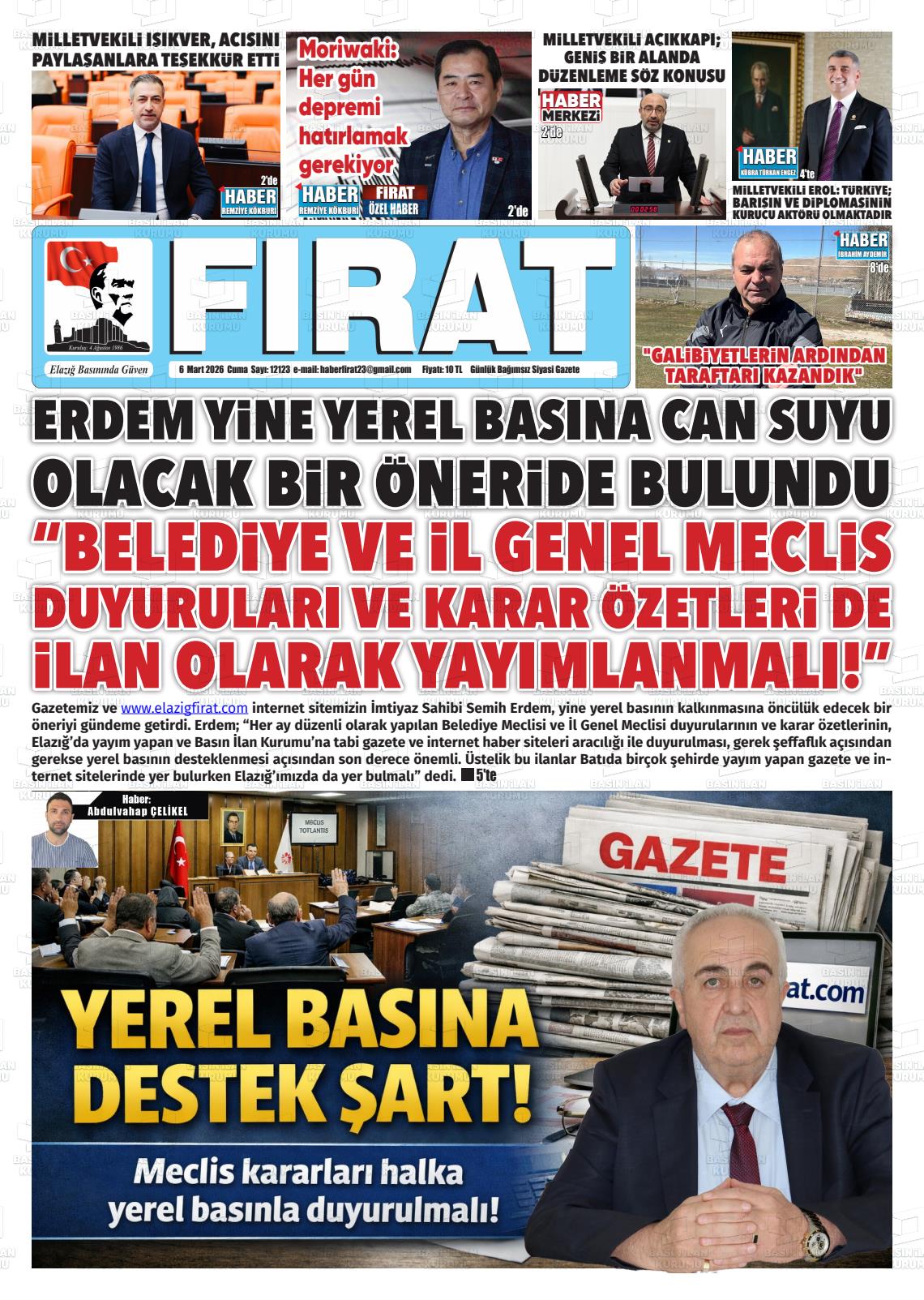 Elazig Firatgazetesi 06.03.2026