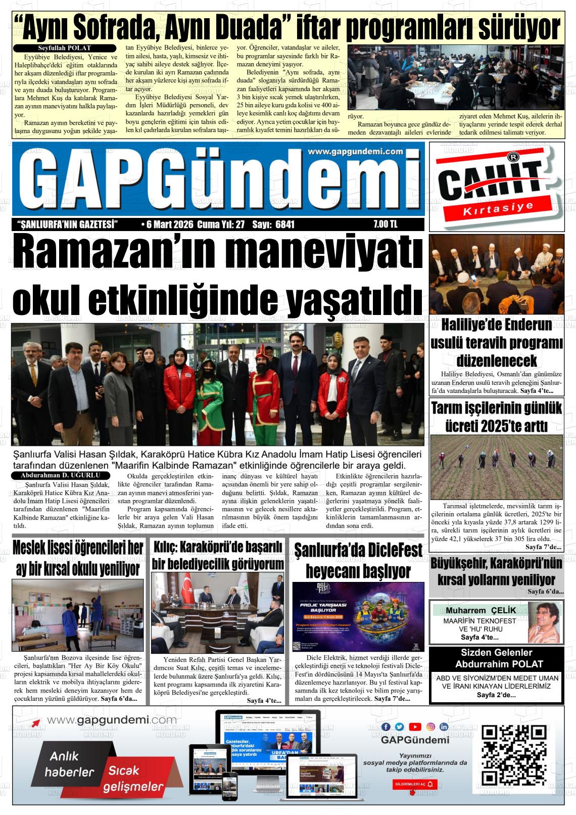 Sanliurfa Gapgundemi 06.03.2026