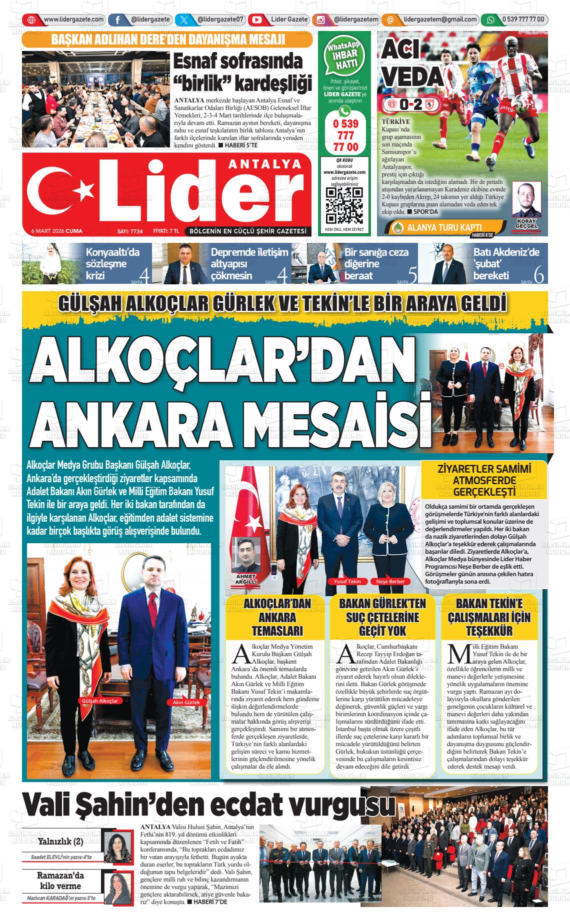 Antalya Gazetebir 06.03.2026