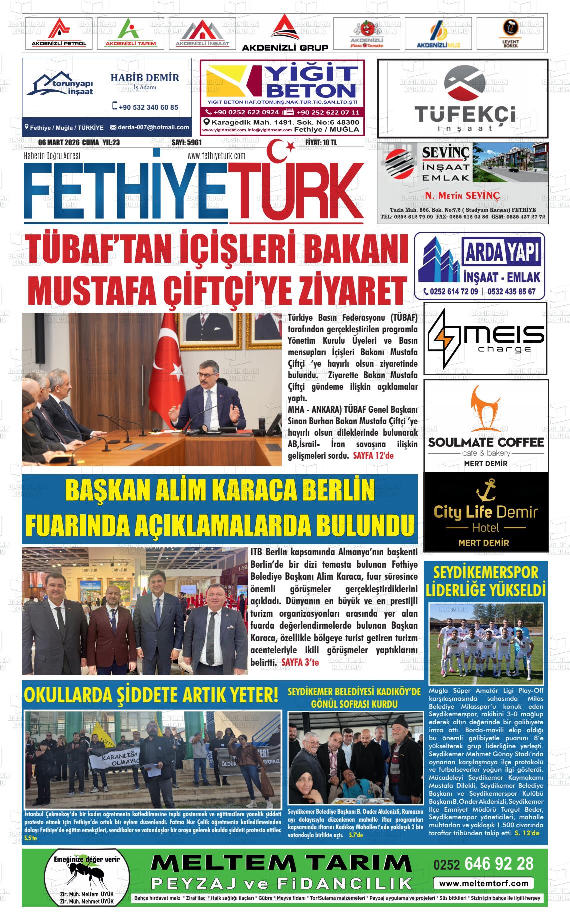 Mugla Gozdefethiye 06.03.2026