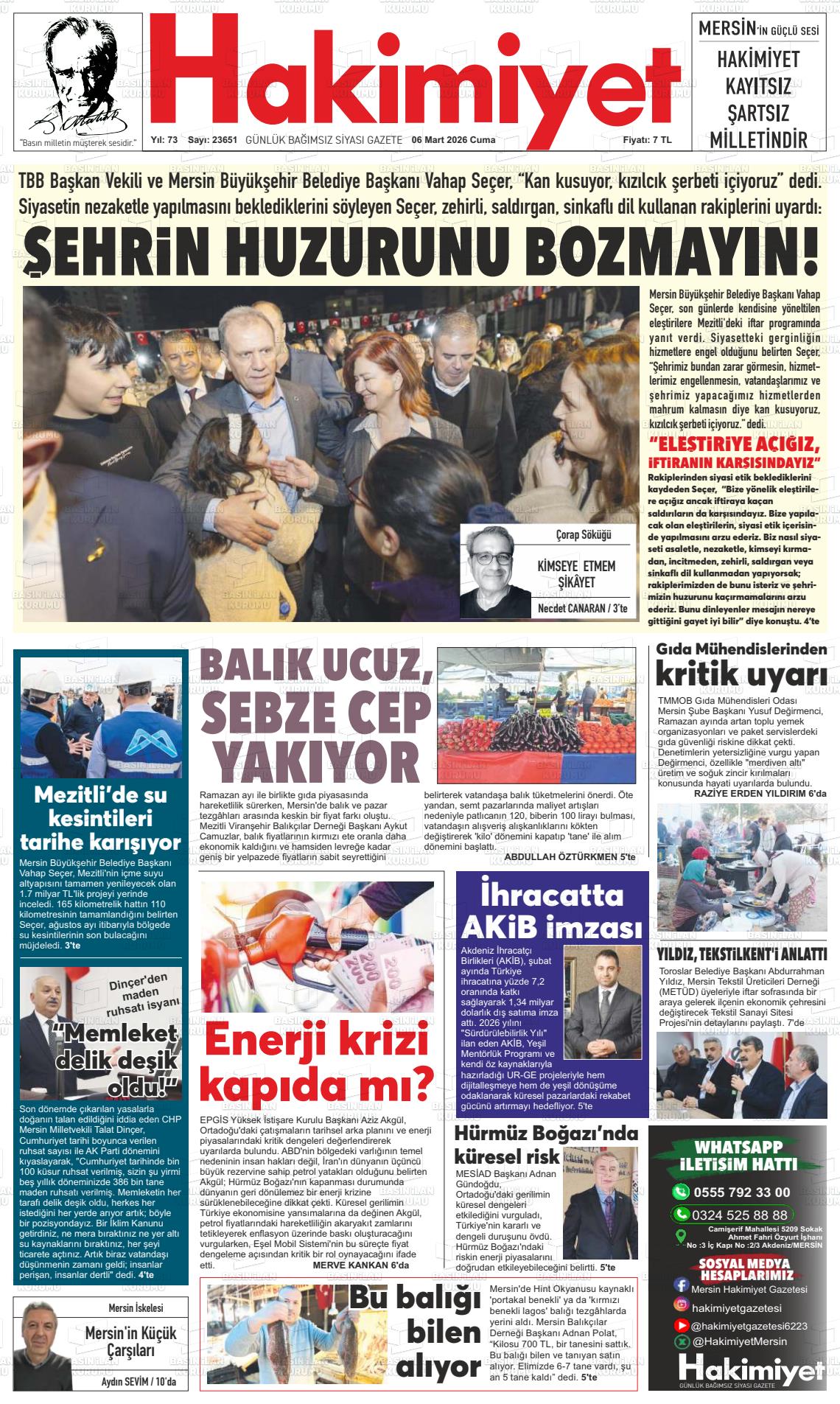 Konya Hakimiyet 06.03.2026