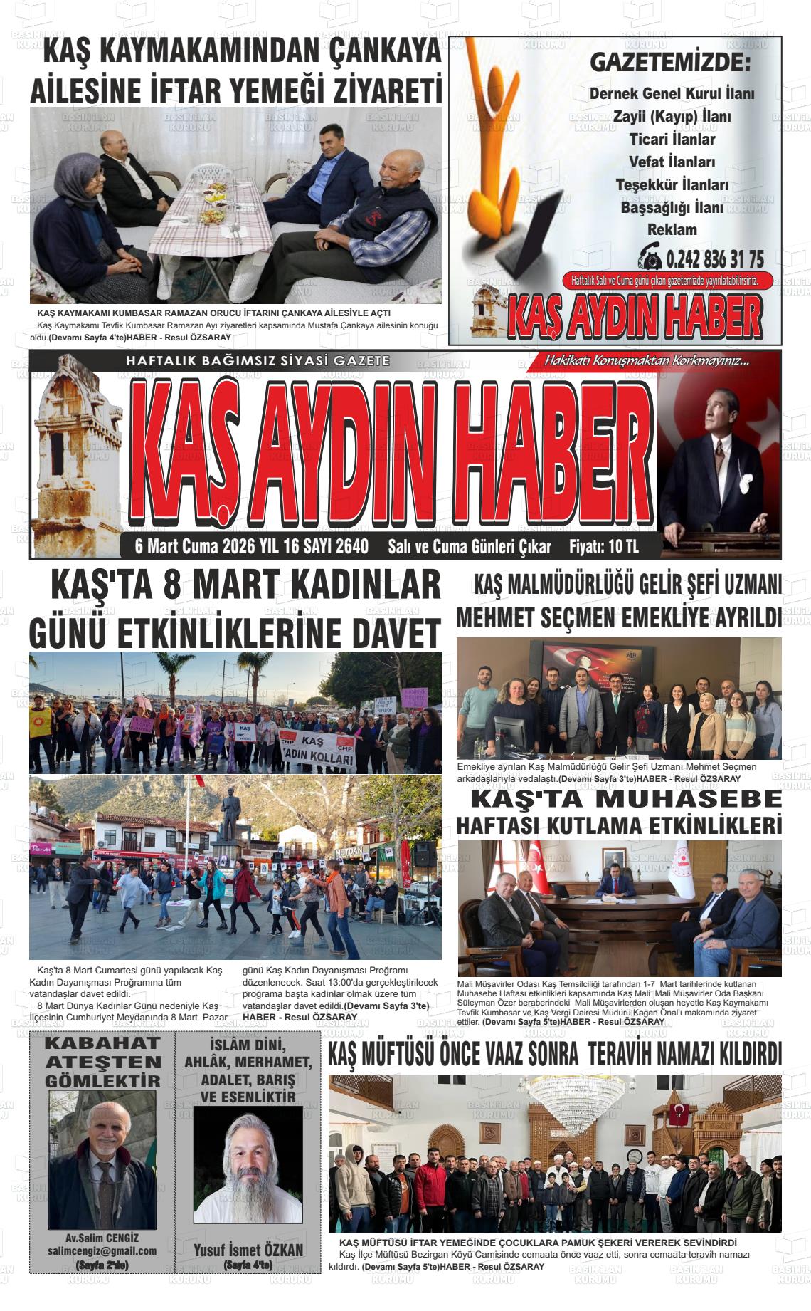 Antalya Kasaydinheber 06.03.2026