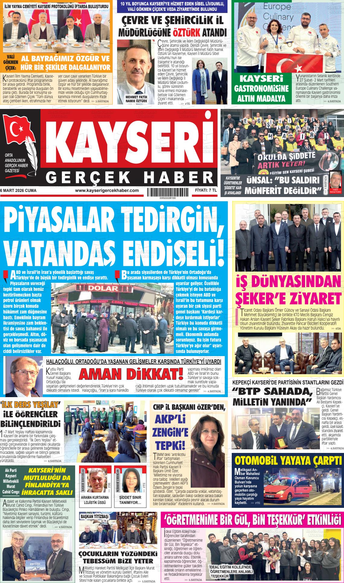 Kayseri Starhaber 06.03.2026
