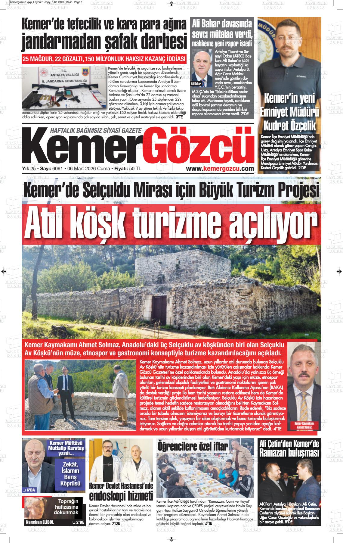 Antalya Kemergozcu 06.03.2026