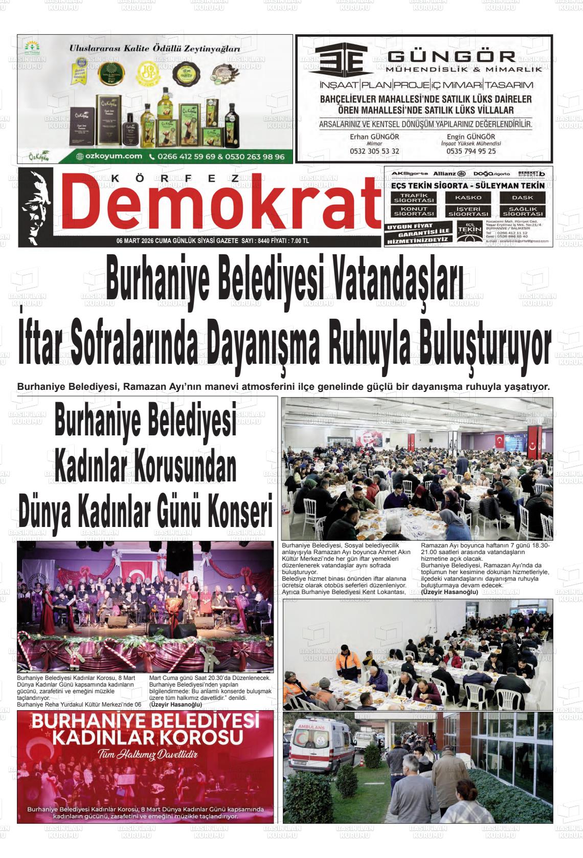 Balikesir Korfezdemokrat 06.03.2026