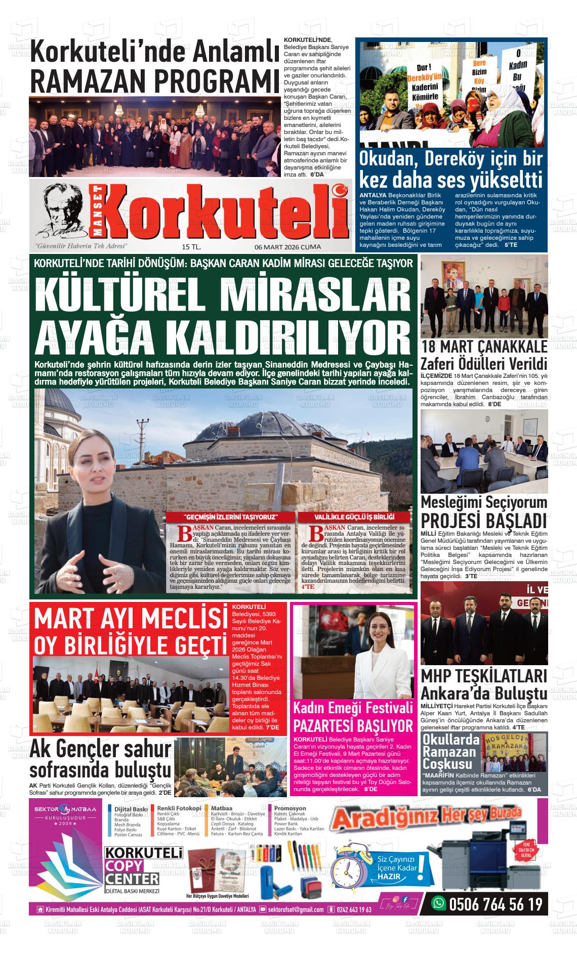Antalya Korkutelimanset 06.03.2026