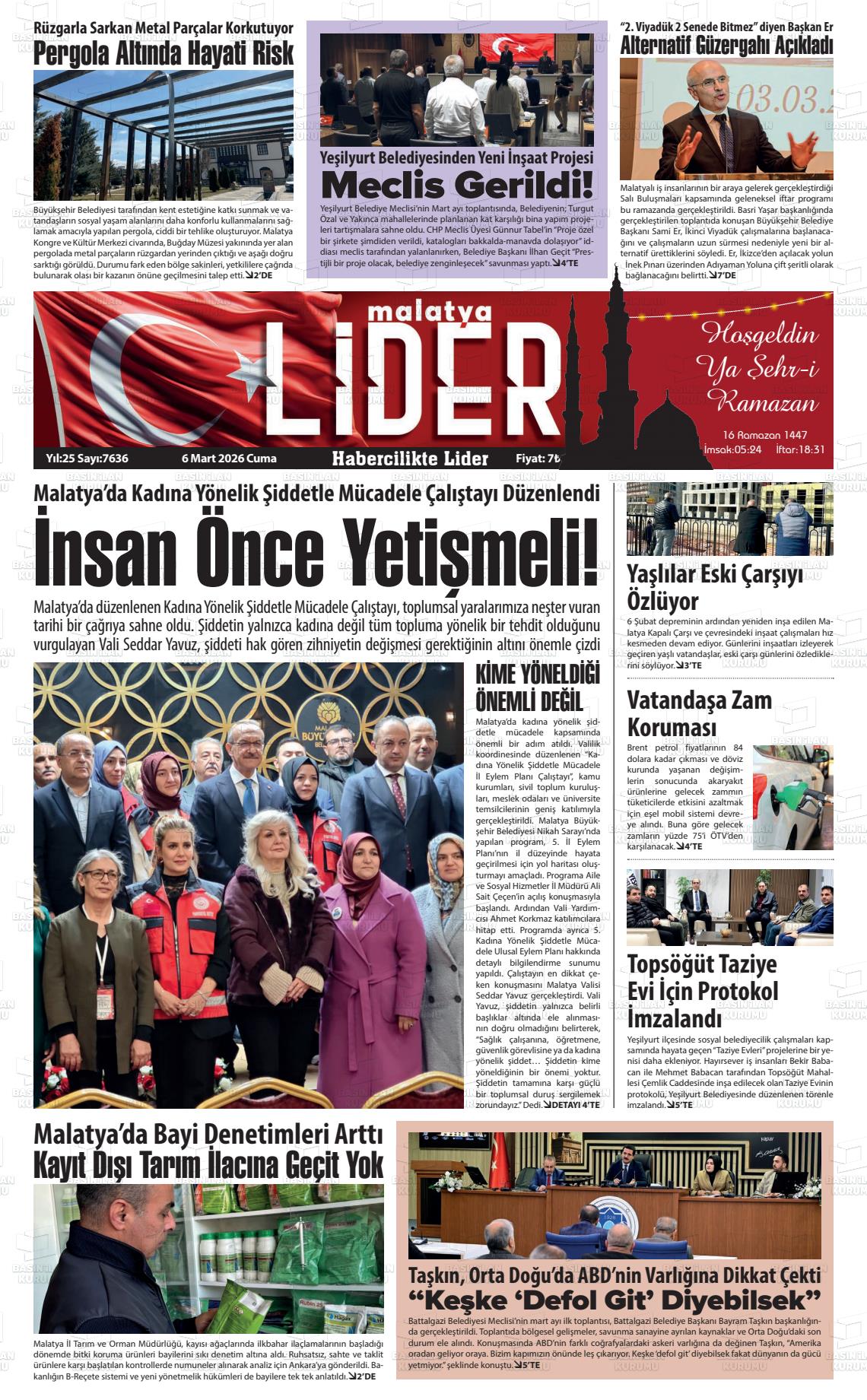 Malatya Sonsoz 06.03.2026