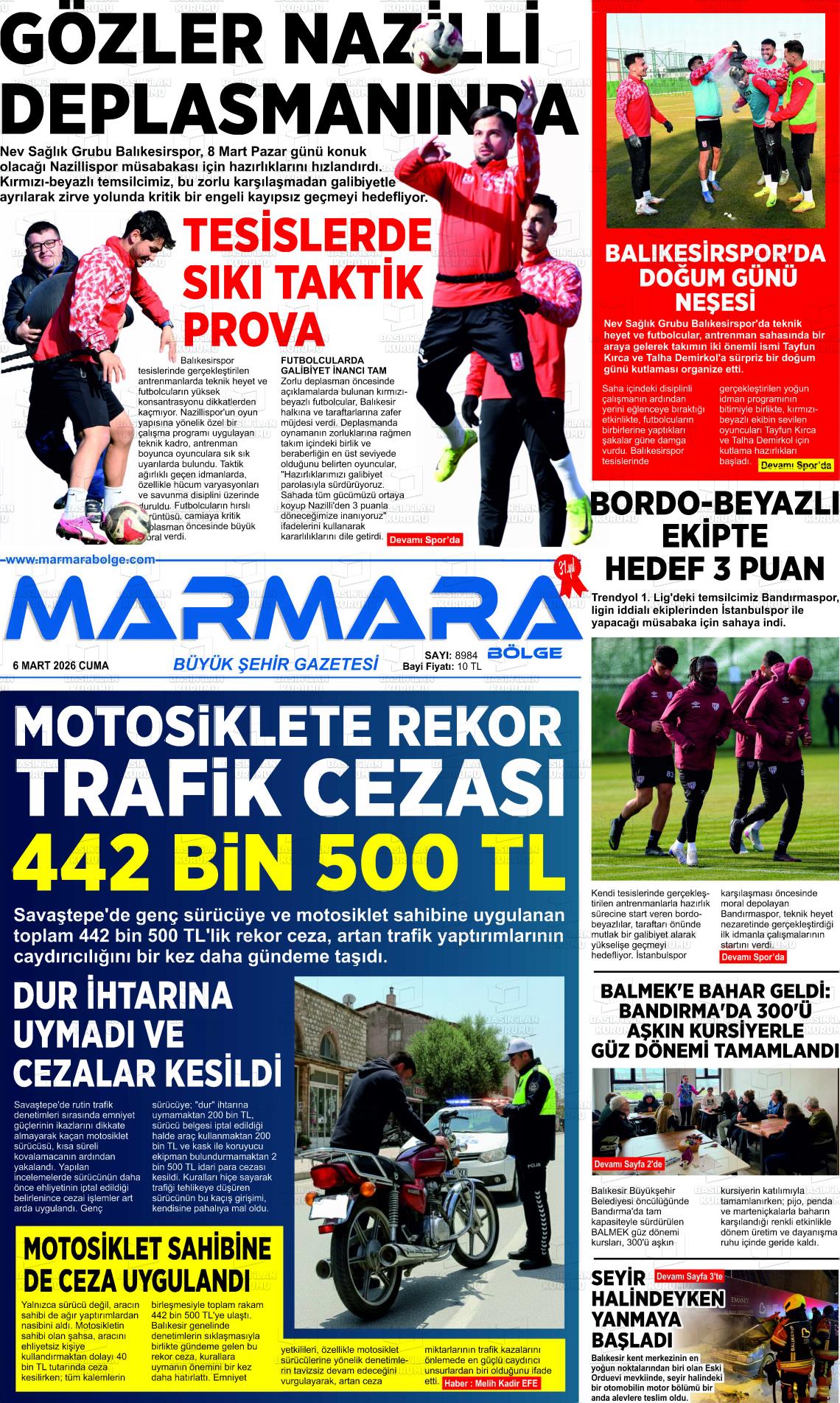 Balikesir Marmarabolge 06.03.2026