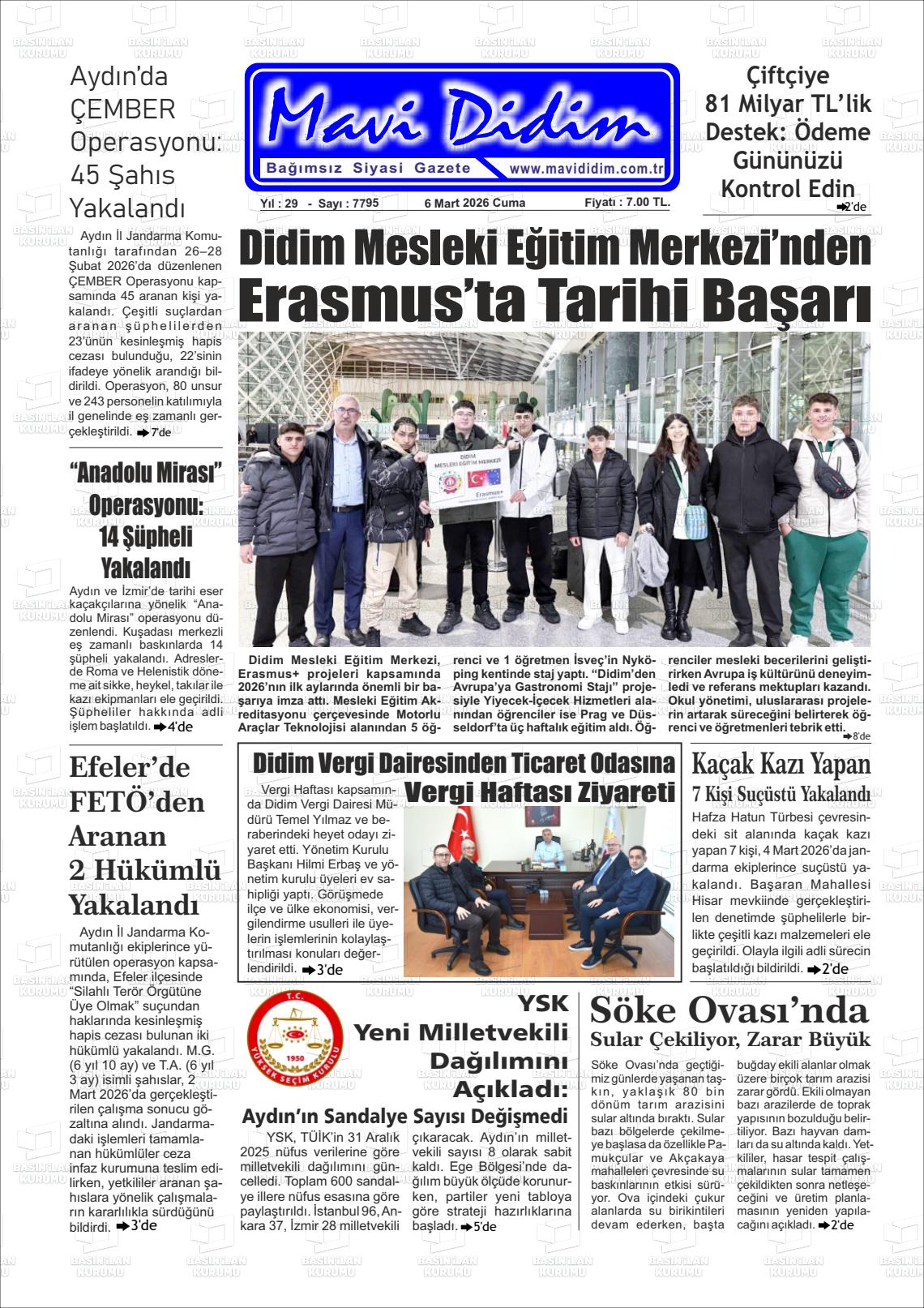 Aydin Mavididim 06.03.2026