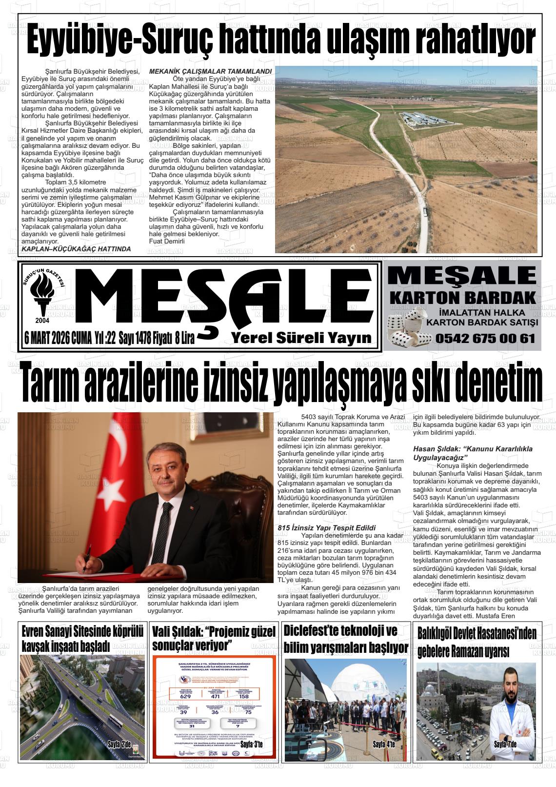Sanliurfa Mesale 06.03.2026