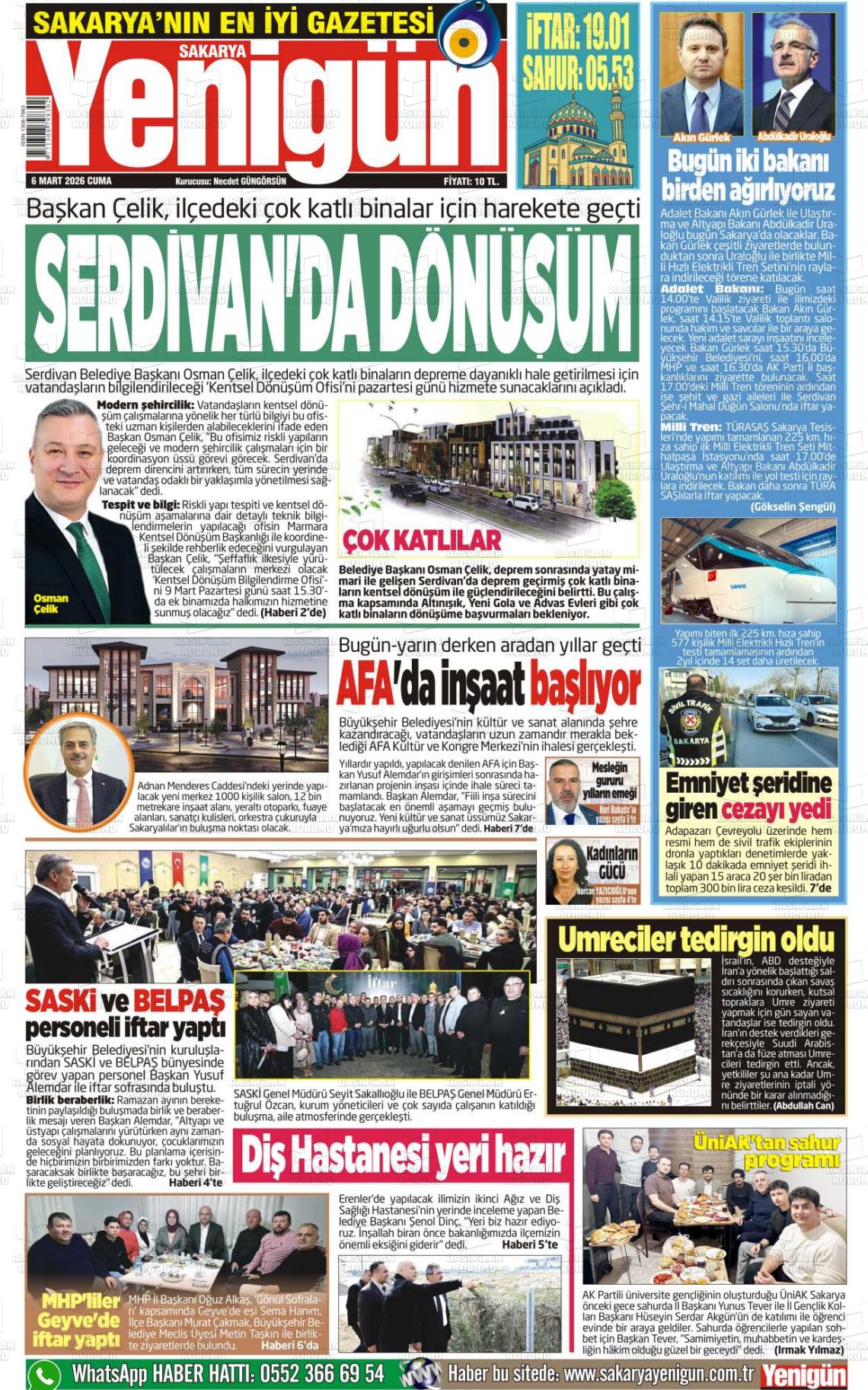 Sakarya Yenigun 06.03.2026