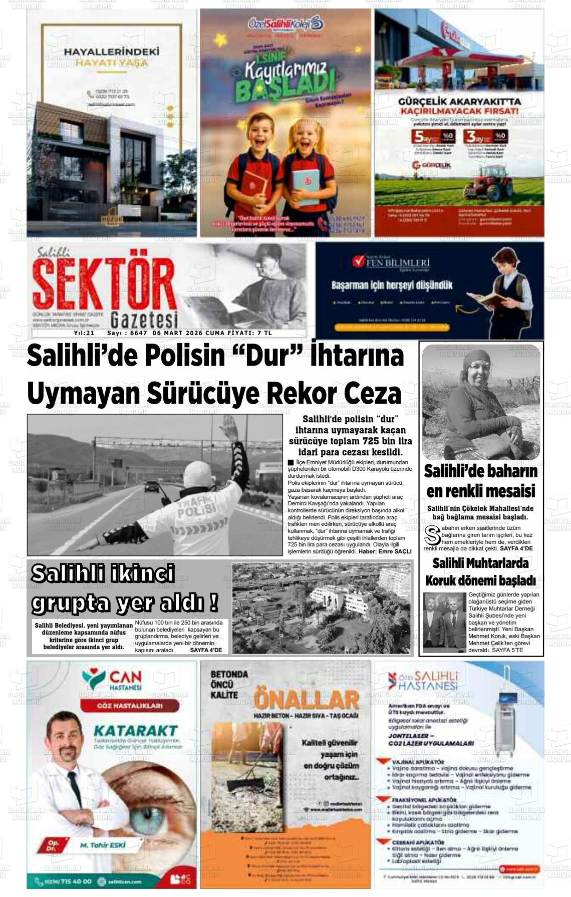 Manisa Salihlisektor 06.03.2026