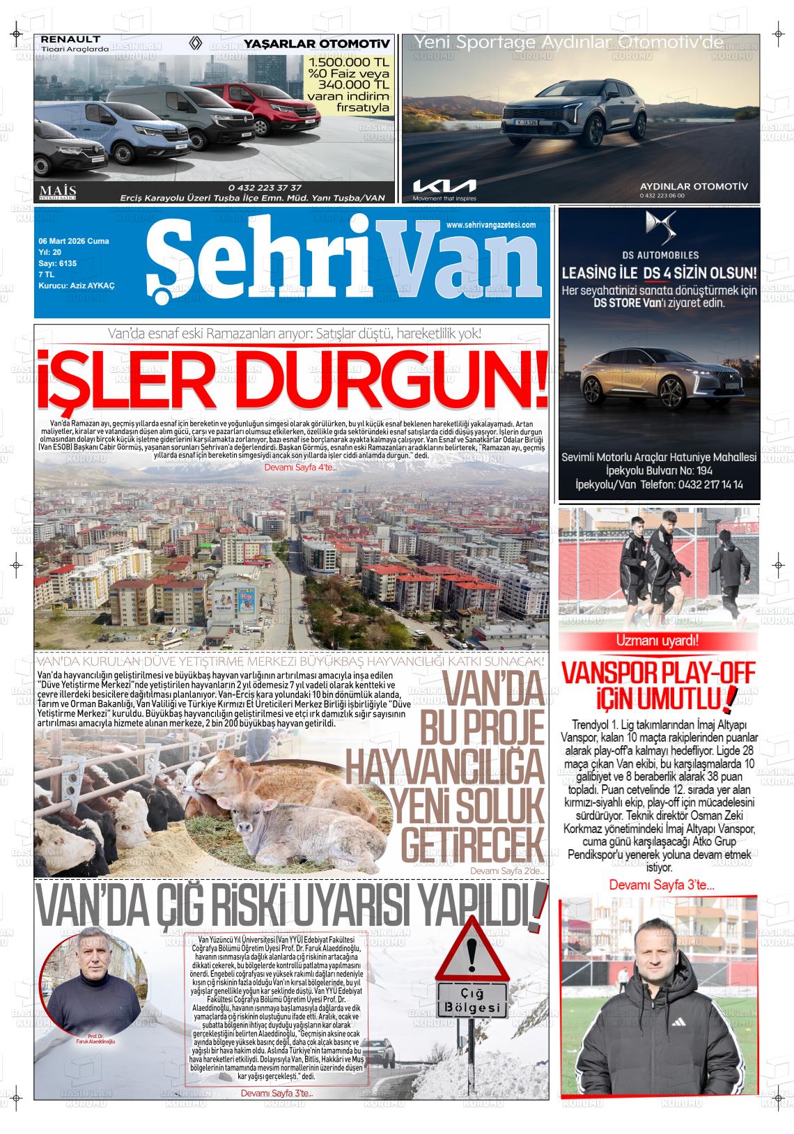 Van Sehri 06.03.2026