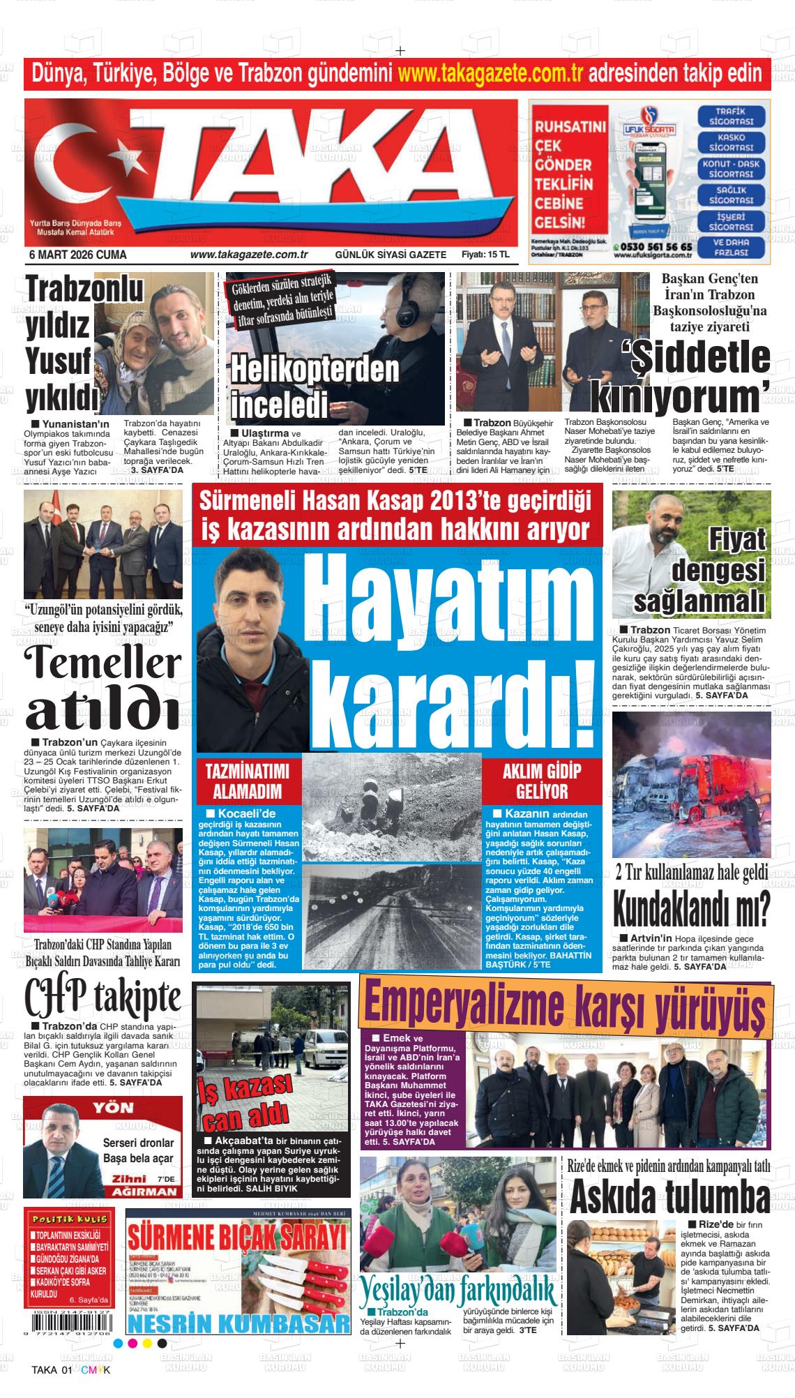 Trabzon Taka 06.03.2026