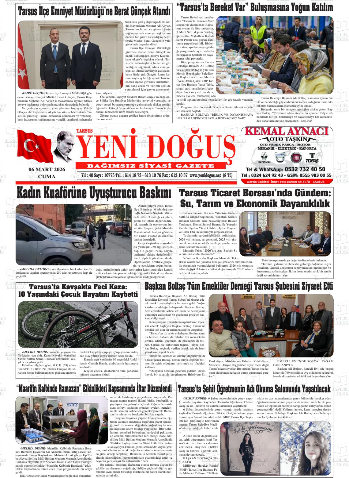 Mersin Tarsusyenidogus 06.03.2026